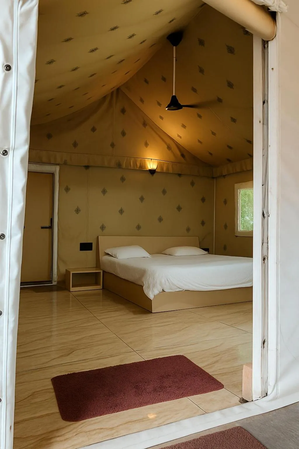 Bed in The Wilds Villa Gir Jungle Stay with Swimming Pool