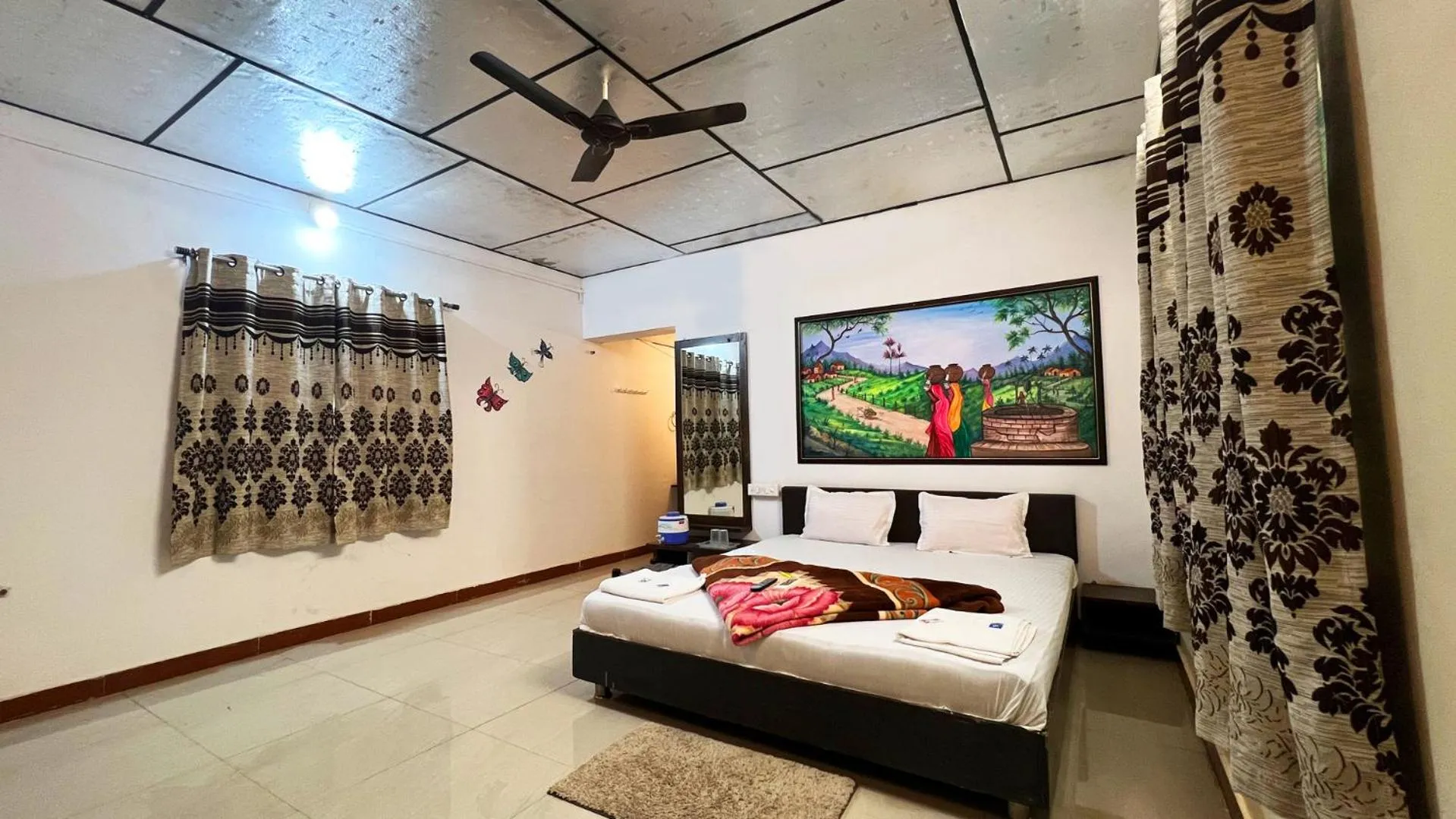 Bed in The Wilds Villa Gir Jungle Stay with Swimming Pool