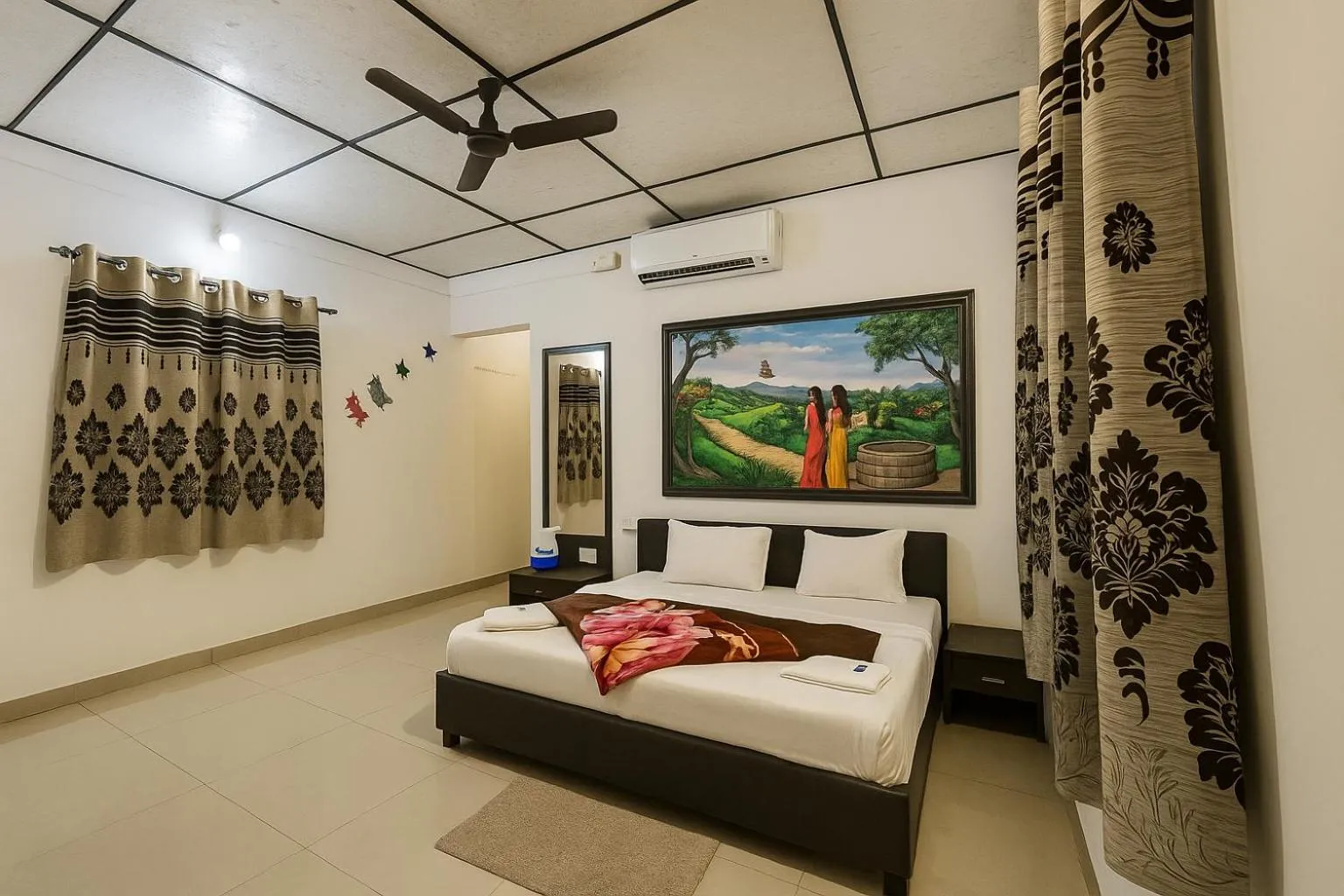 Bed in The Wilds Villa Gir Jungle Stay with Swimming Pool