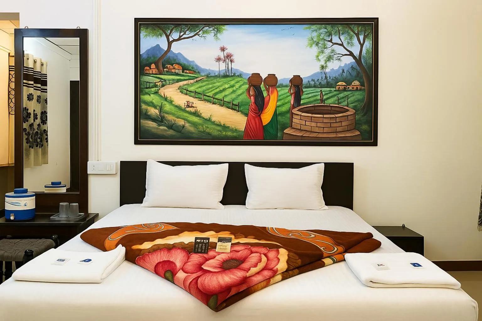 Bed in The Wilds Villa Gir Jungle Stay with Swimming Pool