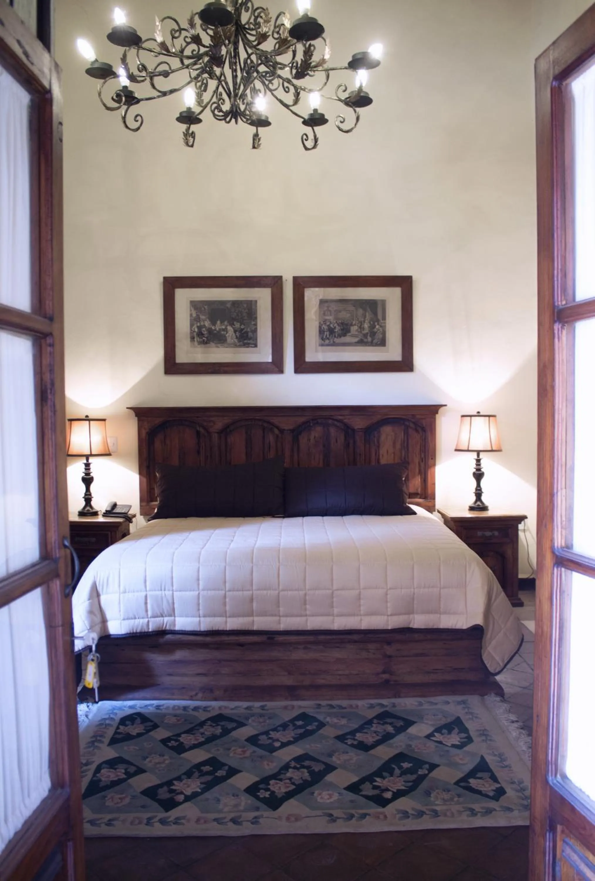 Bed in Casa Eugenia Hotel