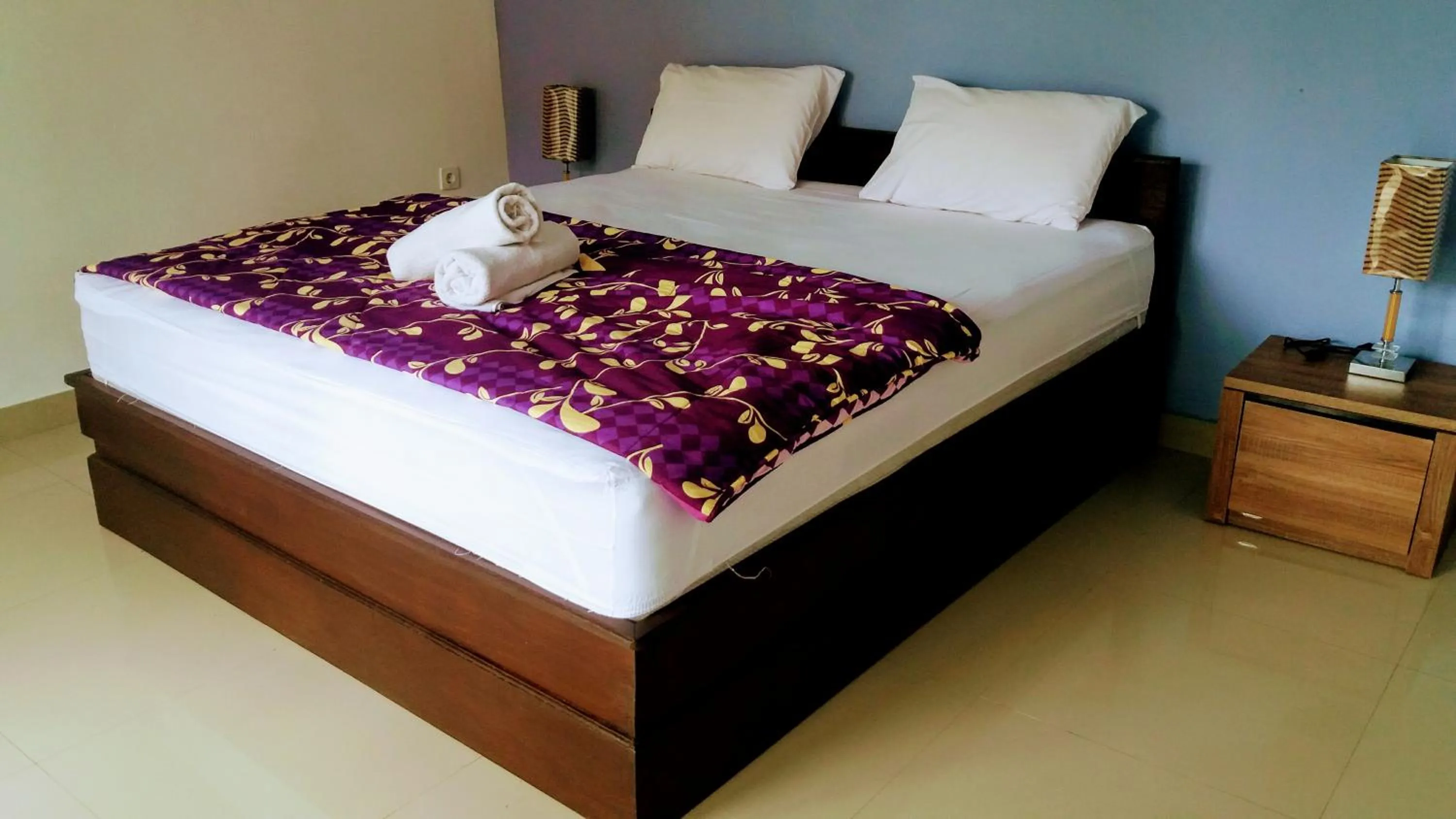 Bed in Bunutbali Villas88