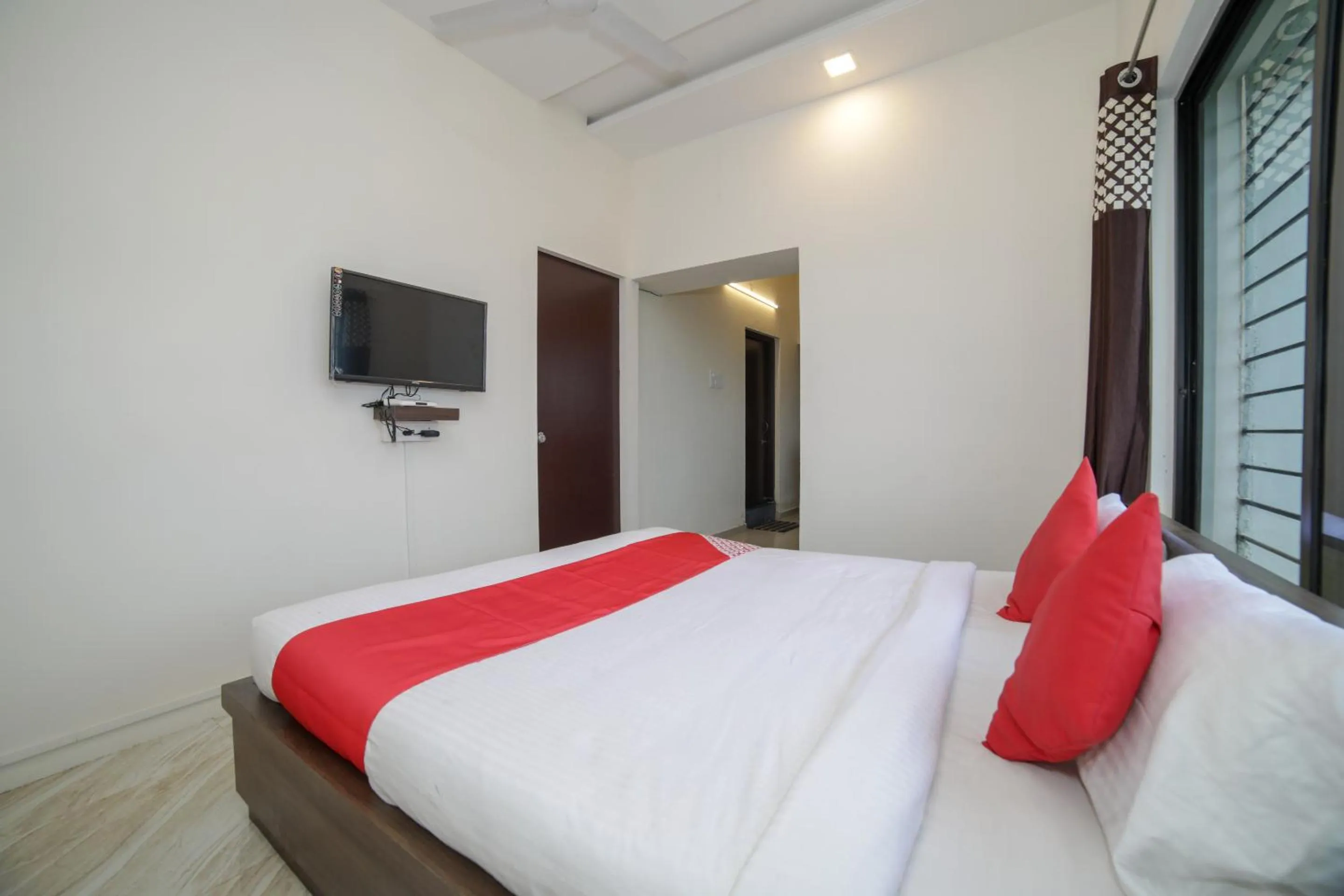 Bed in Hotel O Seva Service Apartment