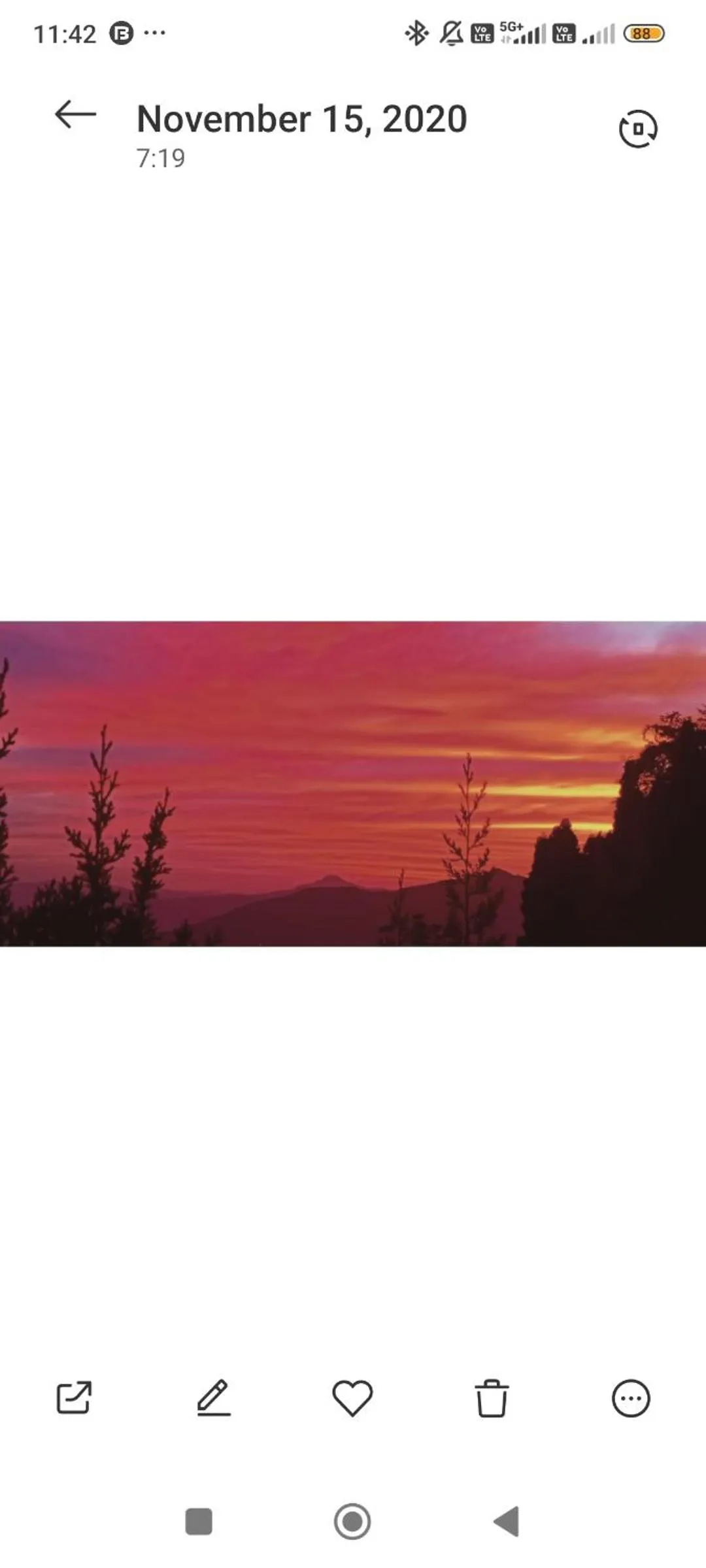 Sunset in Aura Homes