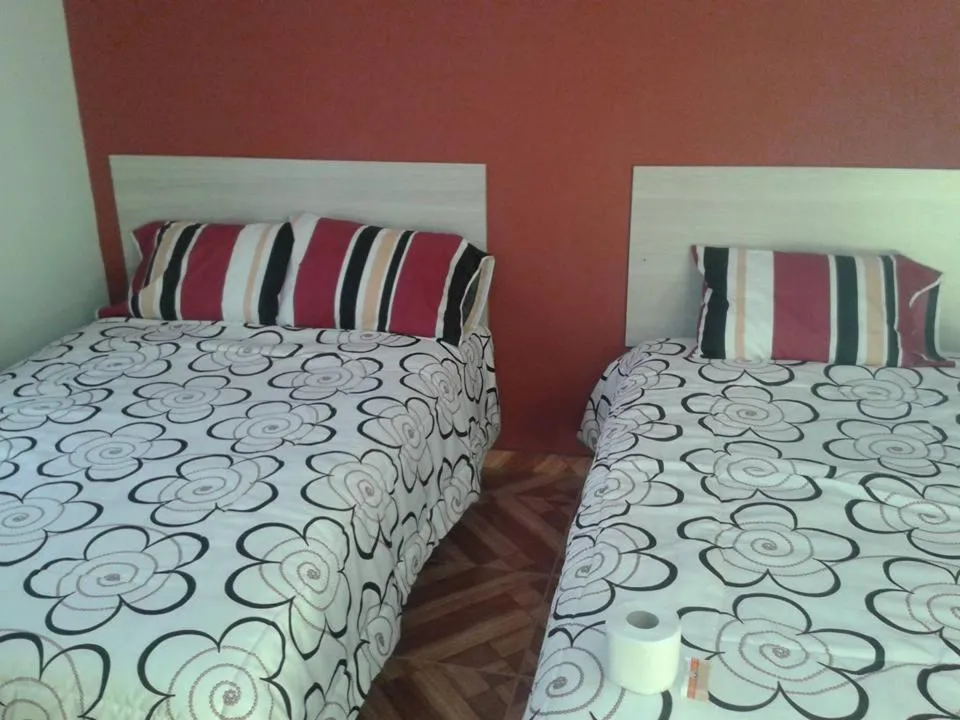 Bed in Arum Qurpawasi Hospedaje