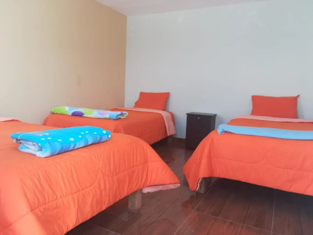 Bed in Arum Qurpawasi Hospedaje