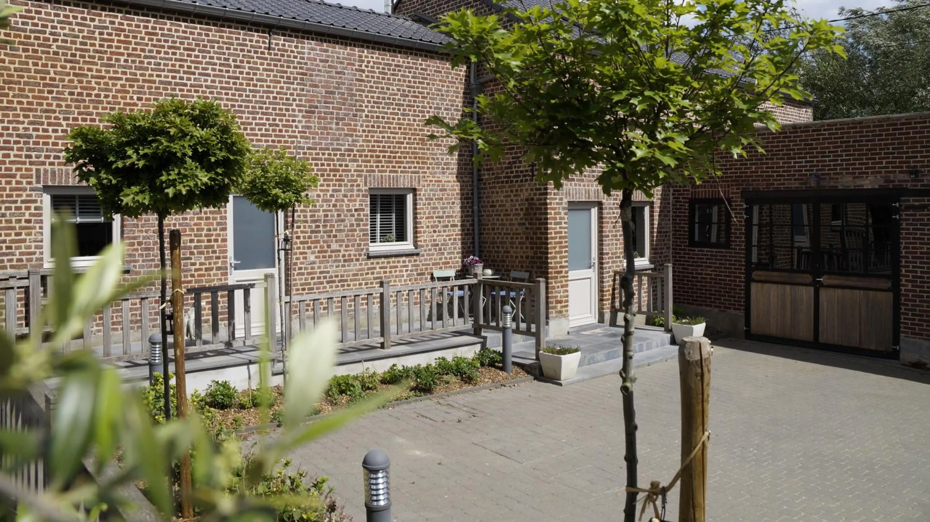 Property building in Guesthouse Biolleke