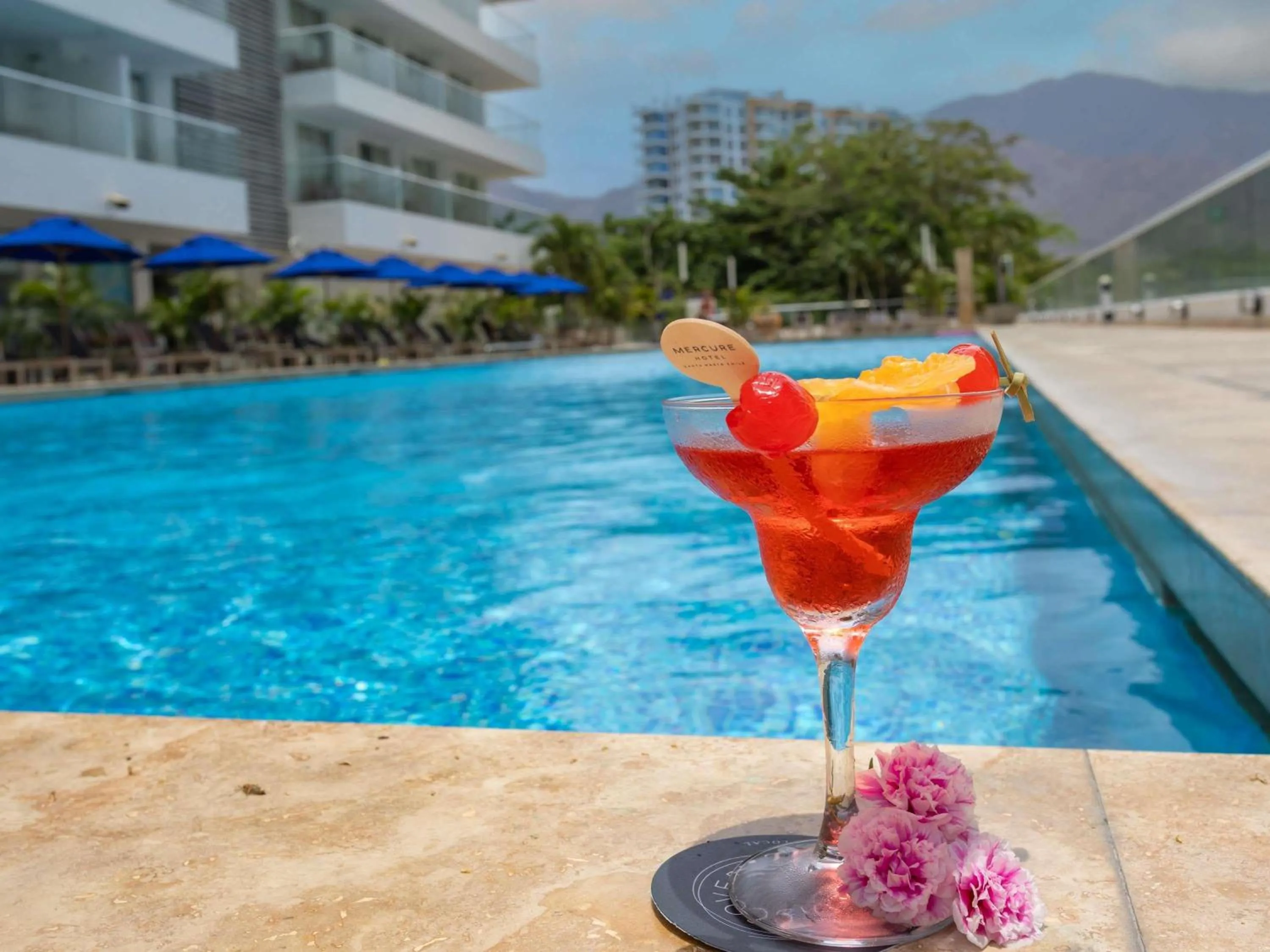 Lounge or bar in Mercure Santa Marta Emile
