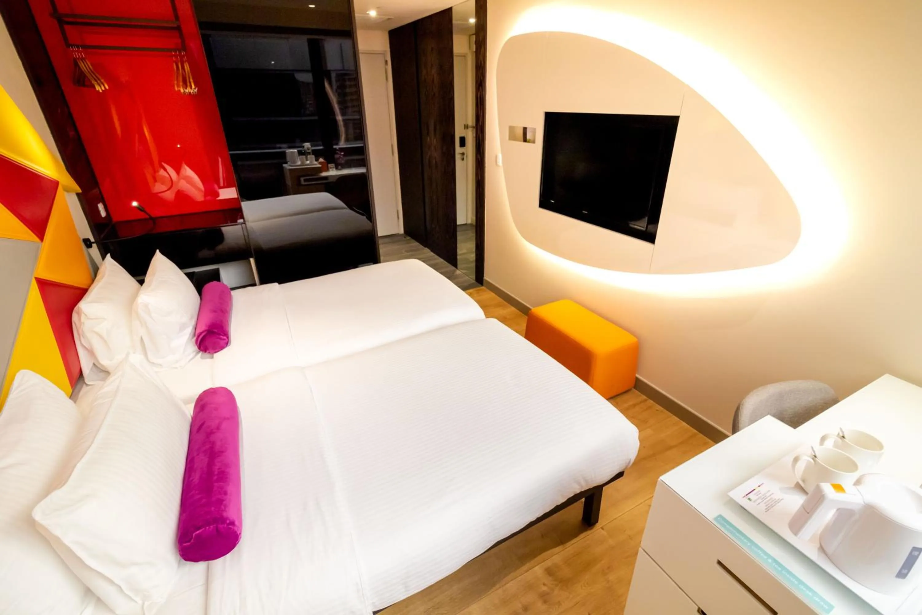 Bed in Ibis Styles Singapore On Macpherson