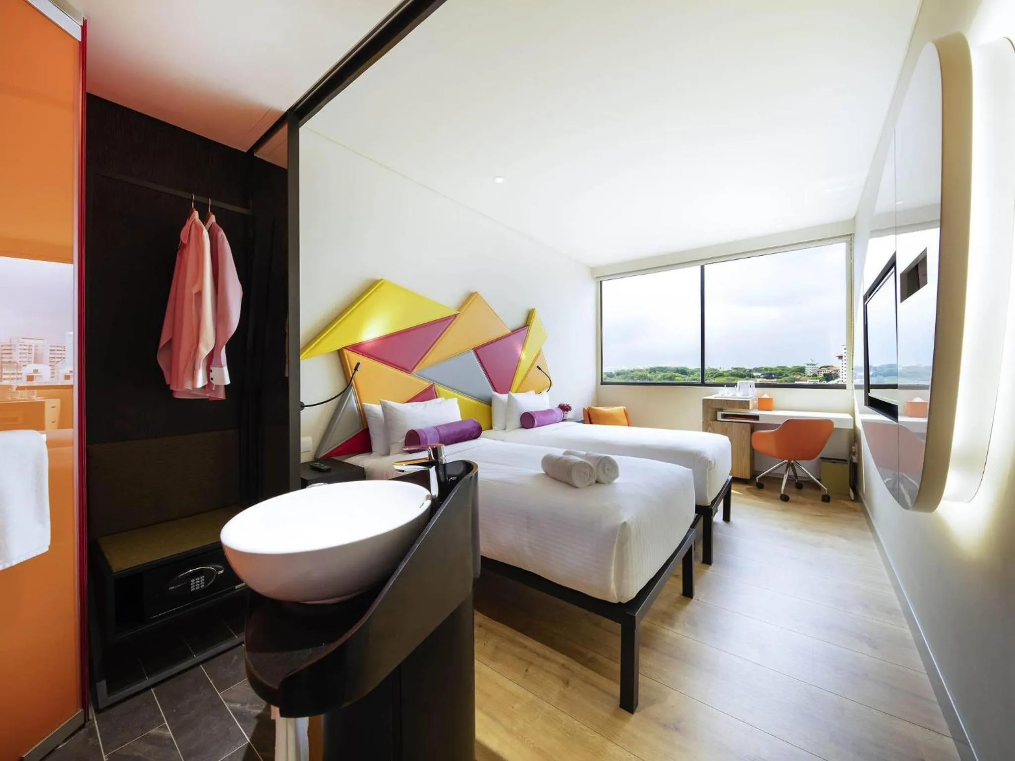 Bedroom, Bed in Ibis Styles Singapore On Macpherson