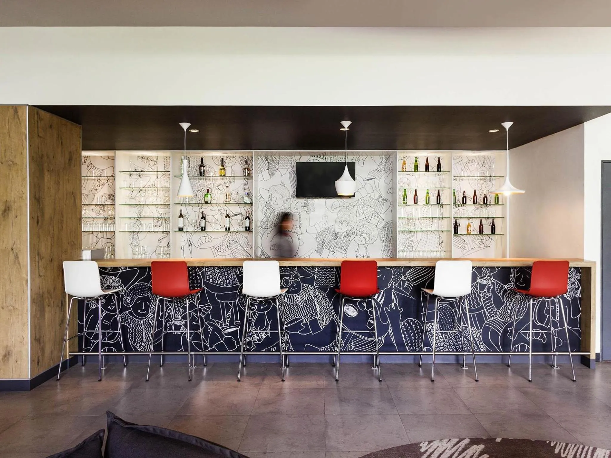 Lounge or bar in Ibis Mexico Alameda