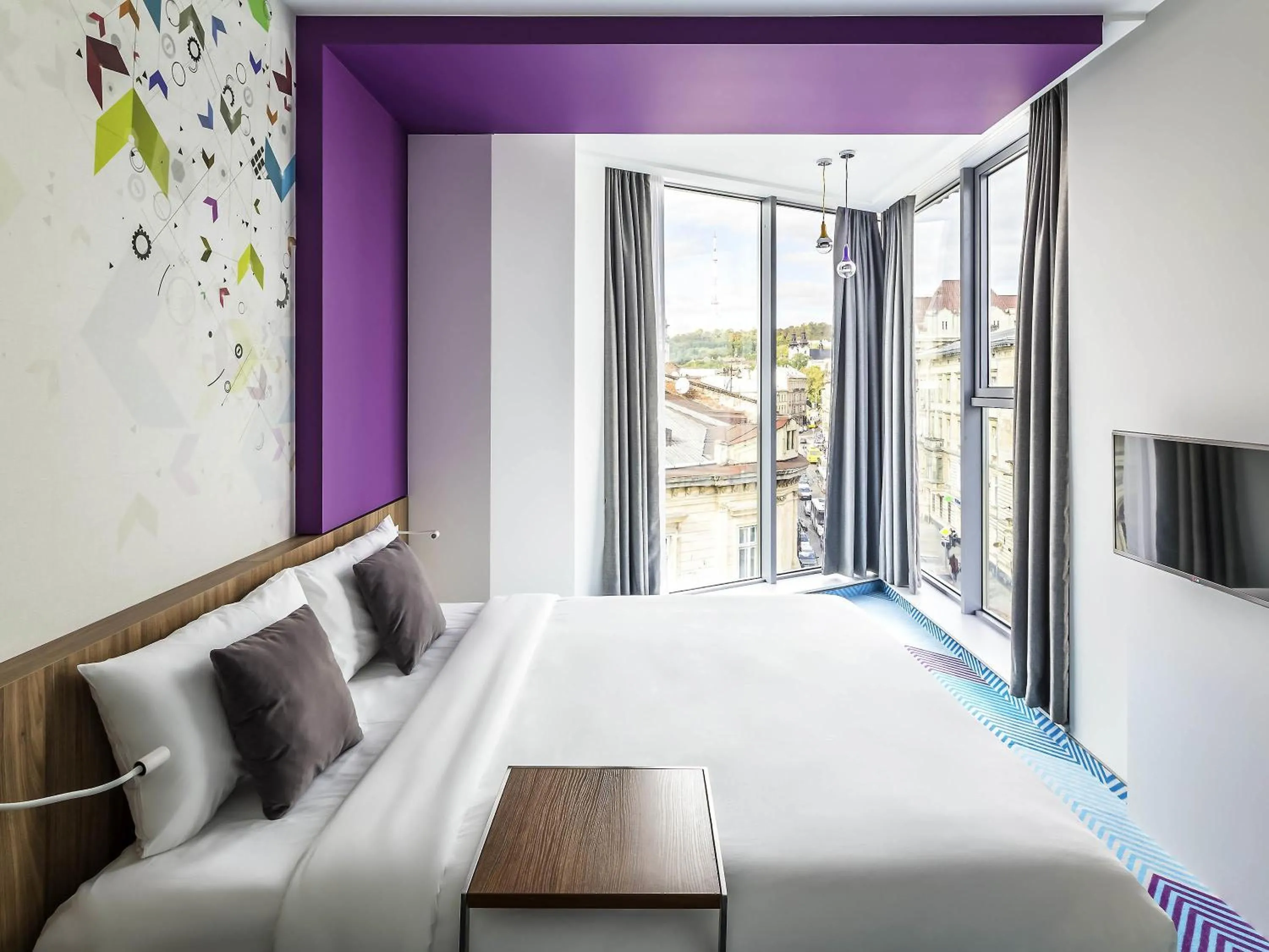 Bedroom, Bed in Ibis Styles Lviv Center