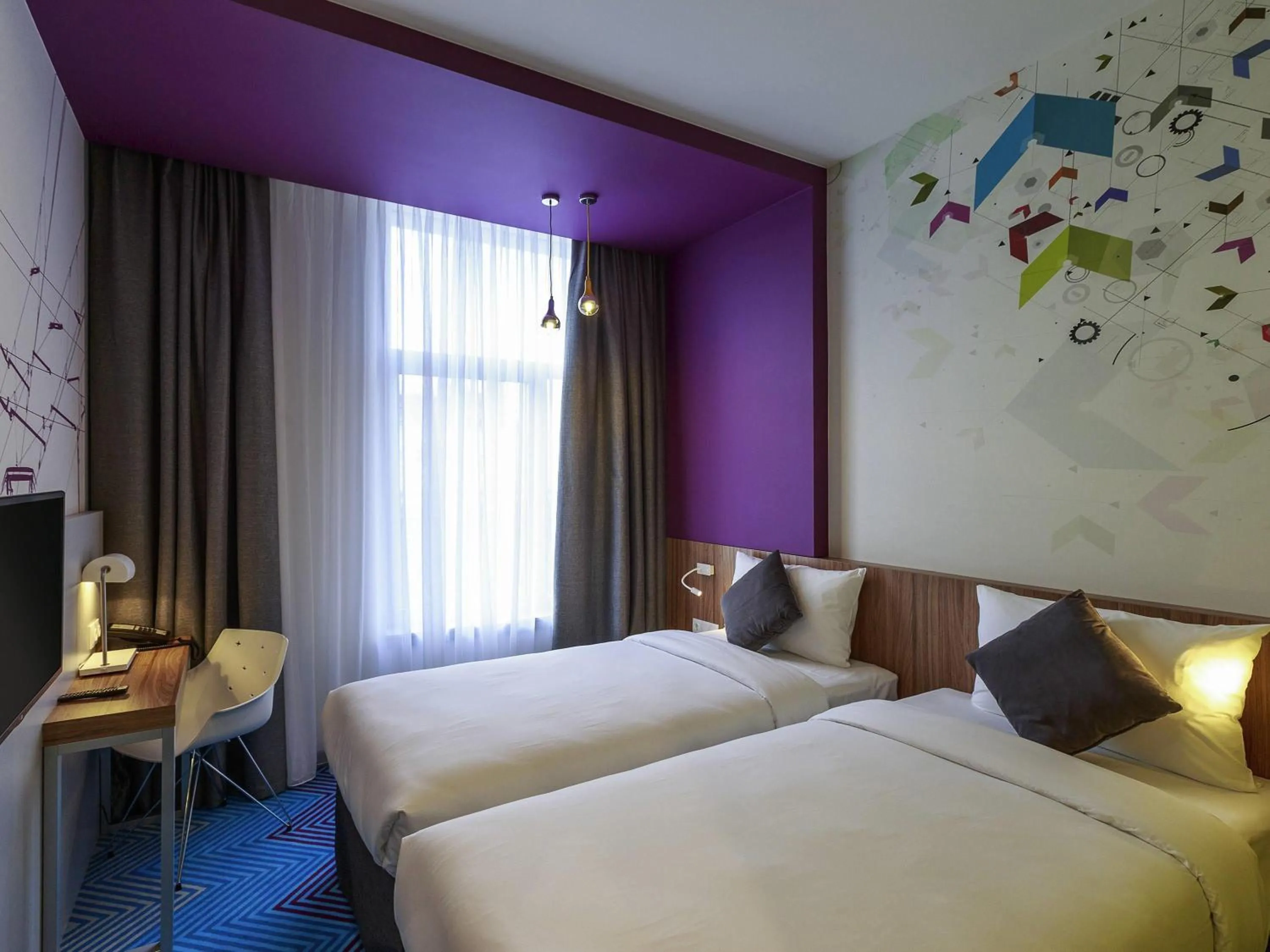 Bedroom, Bed in Ibis Styles Lviv Center