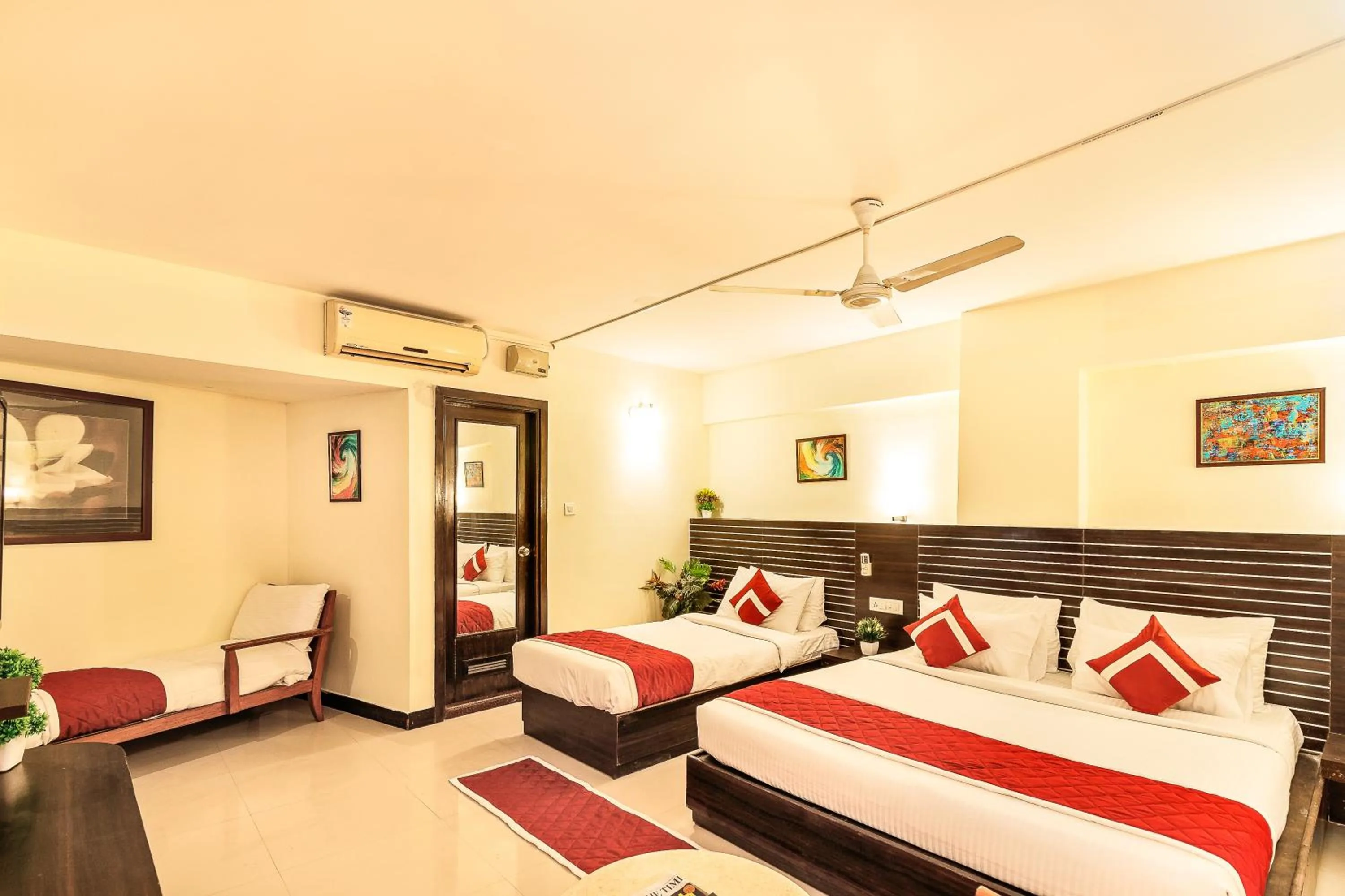 Photo of the whole room, Bed in Octave Himalaya Monarch