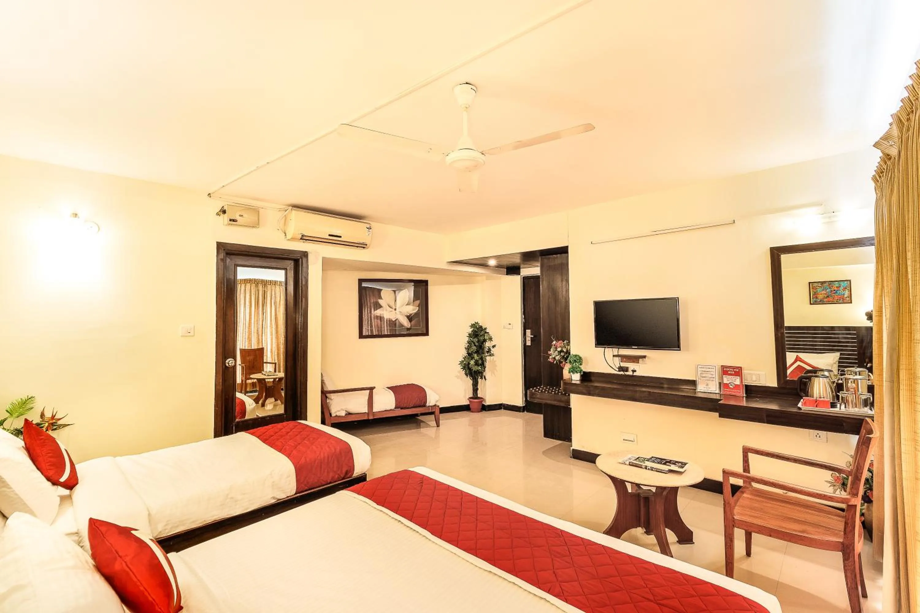 Photo of the whole room, Bed in Octave Himalaya Monarch