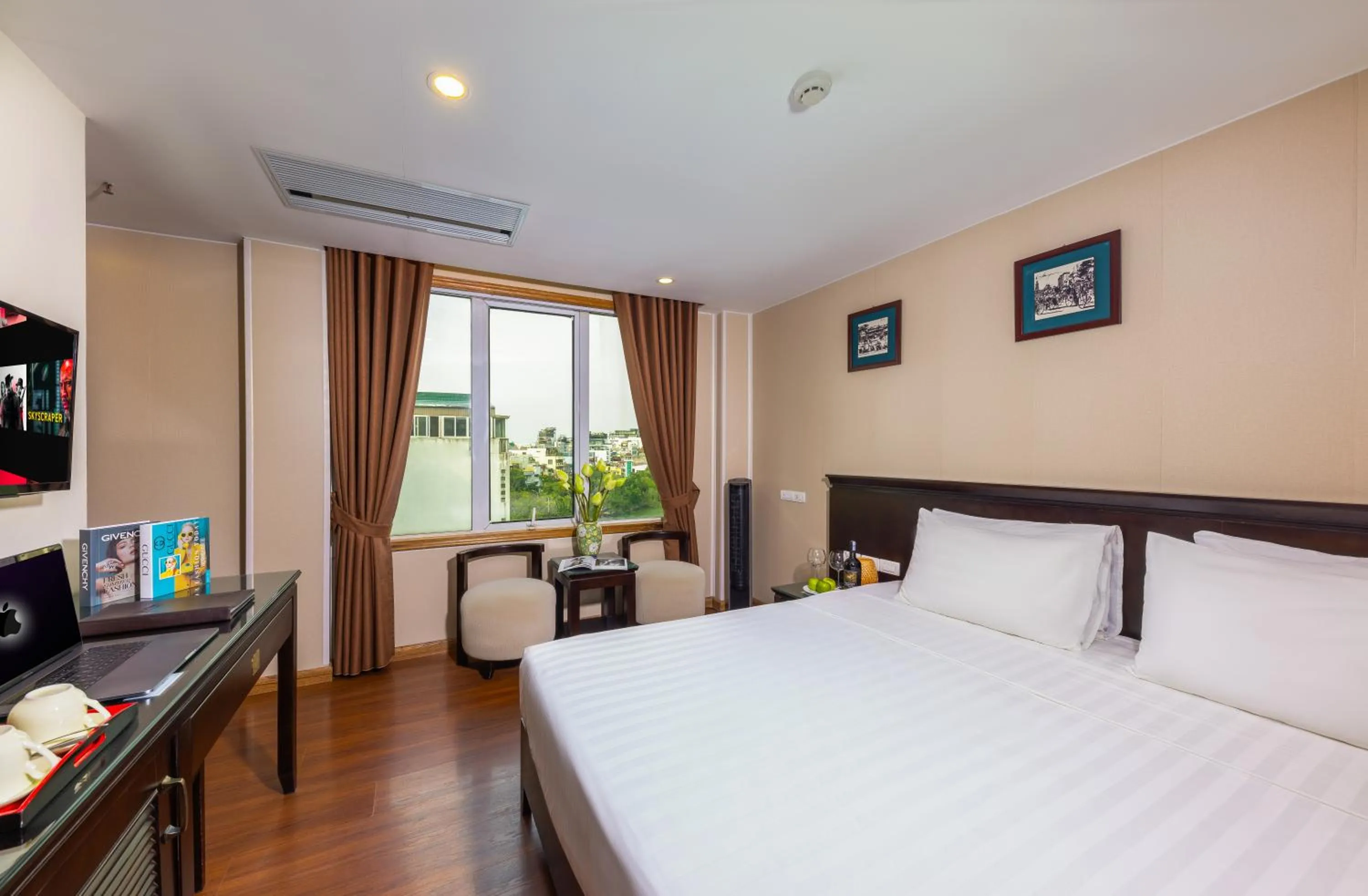 Photo of the whole room, Bed in Centre Point Hanoi Hotel