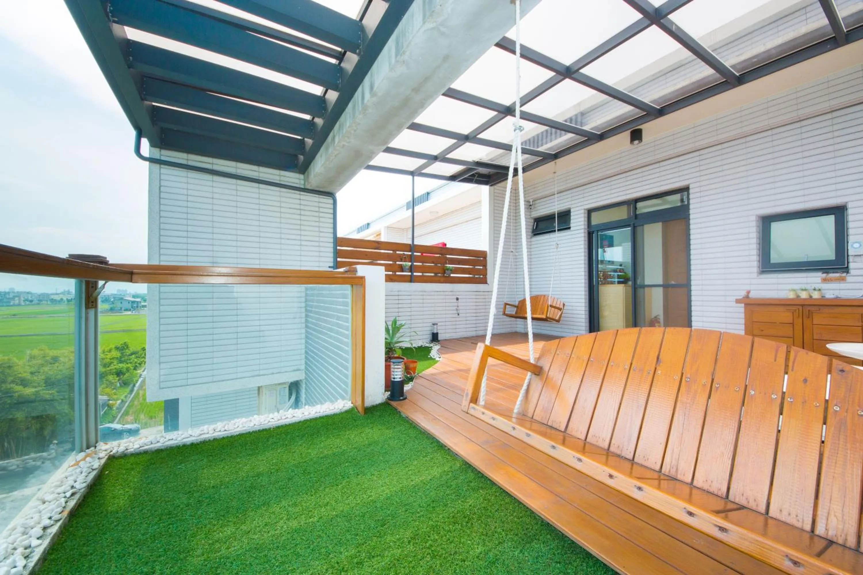 Balcony/Terrace in 極簡旅行民宿 Simple Travel B&B