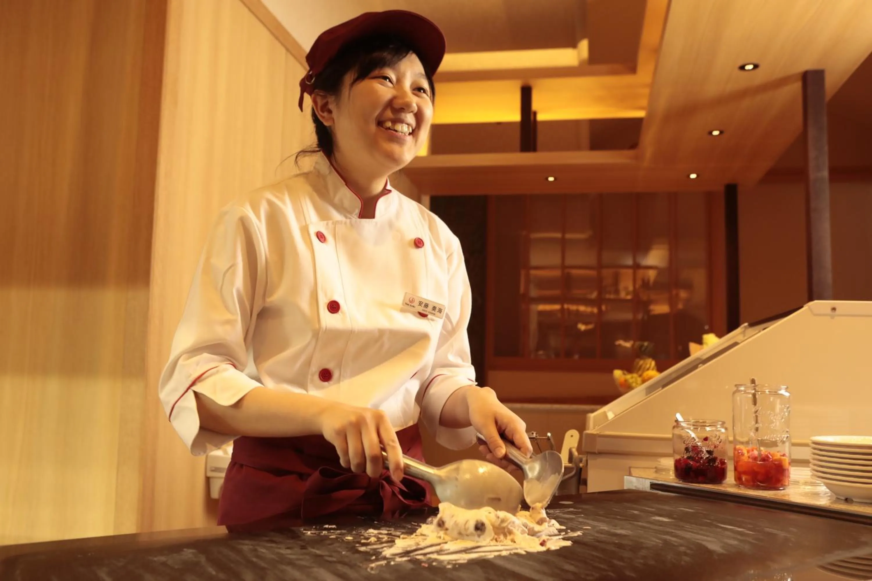 Staff in Minakami Hotel Juraku