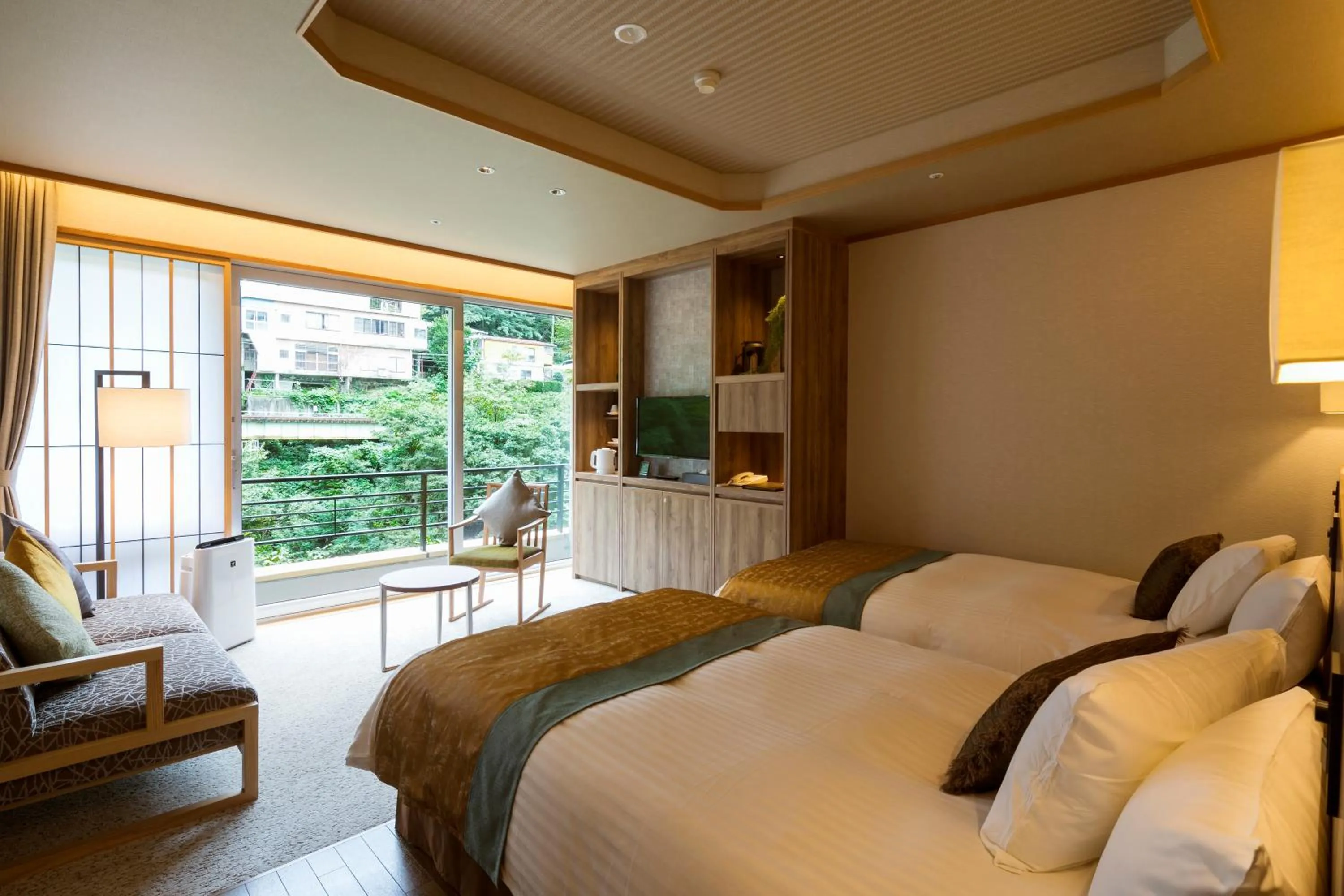 Bed in Minakami Hotel Juraku