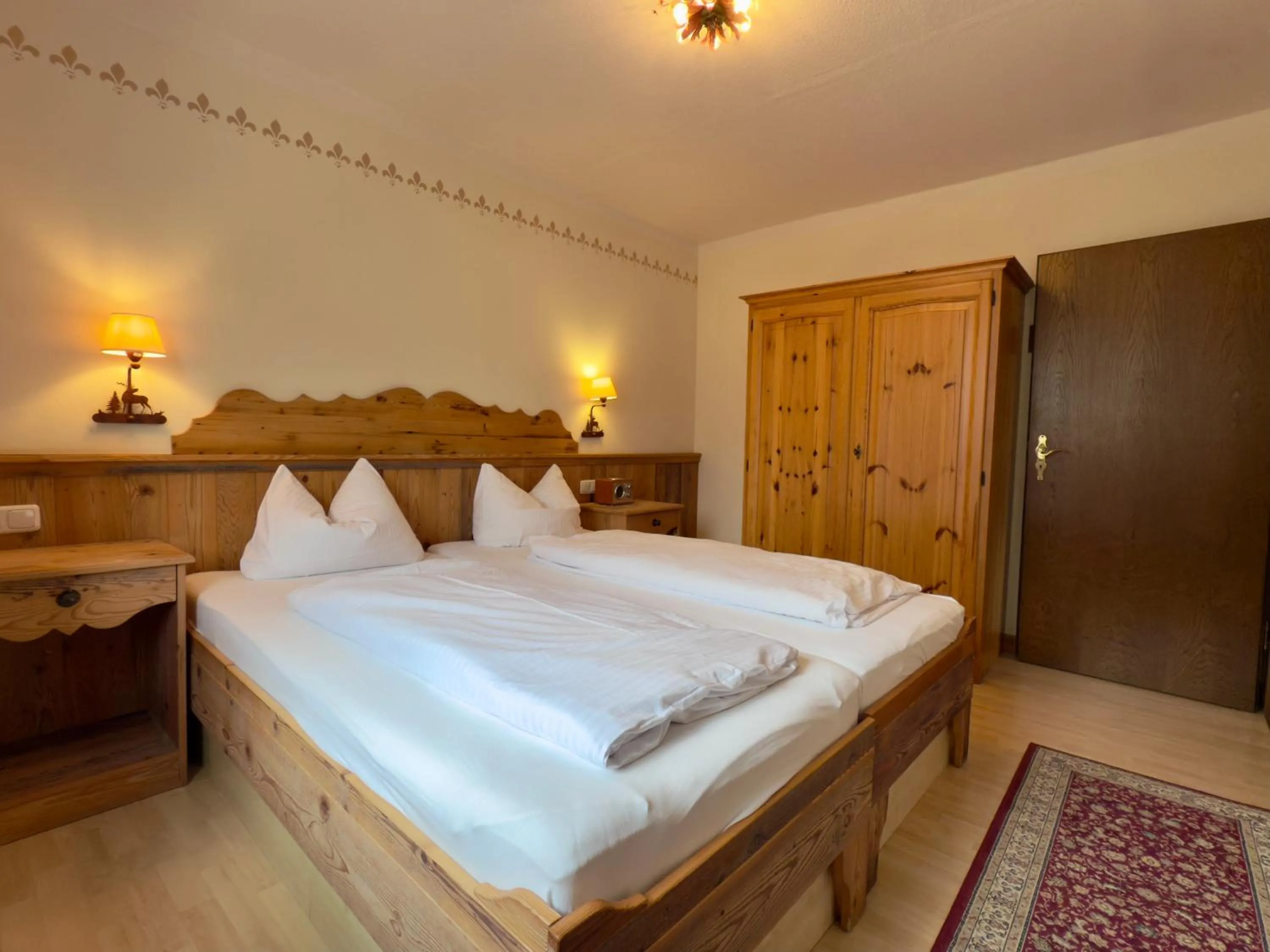 Bed in Hotel Forsthaus Oberau