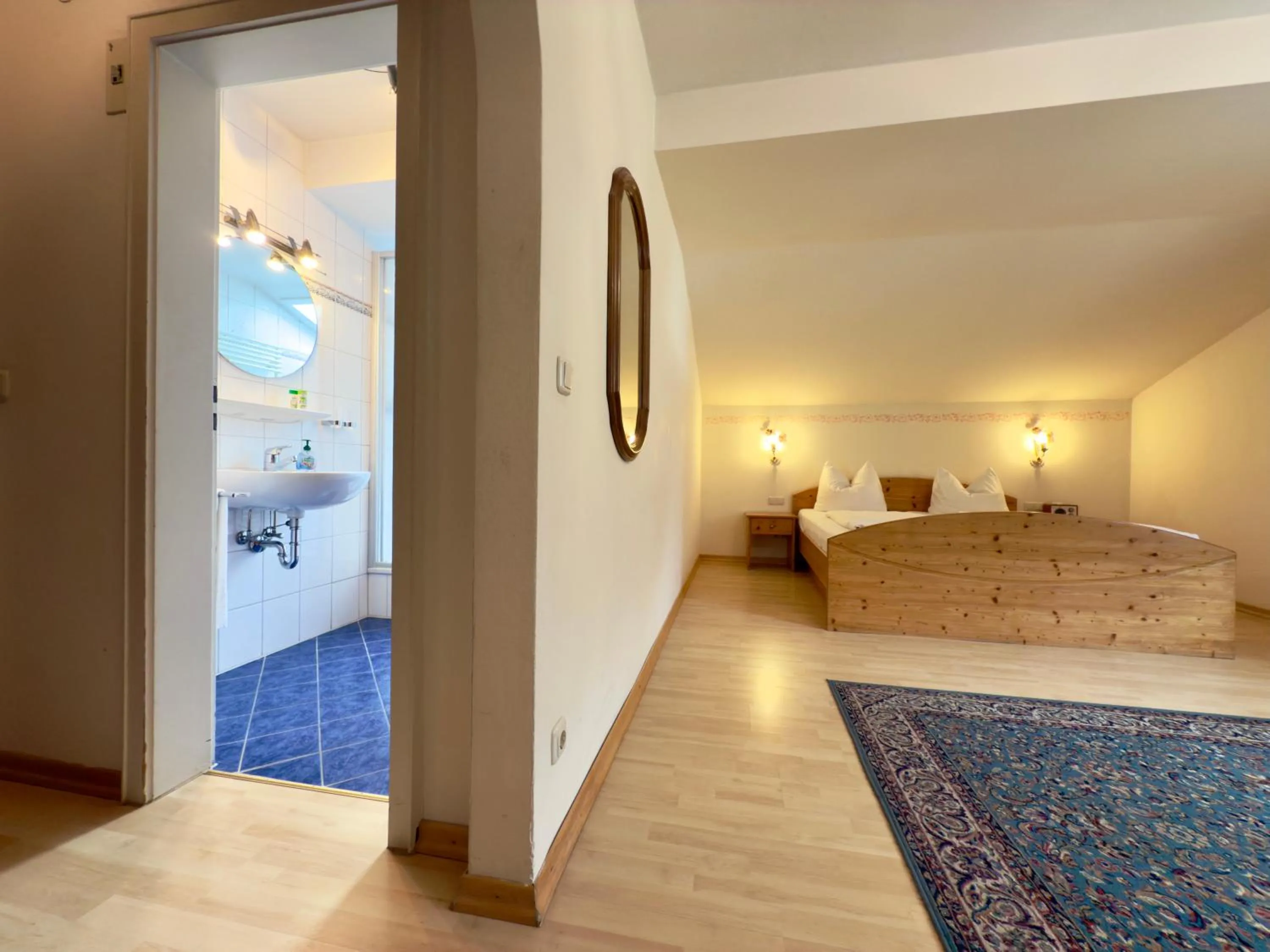 Bed in Hotel Forsthaus Oberau