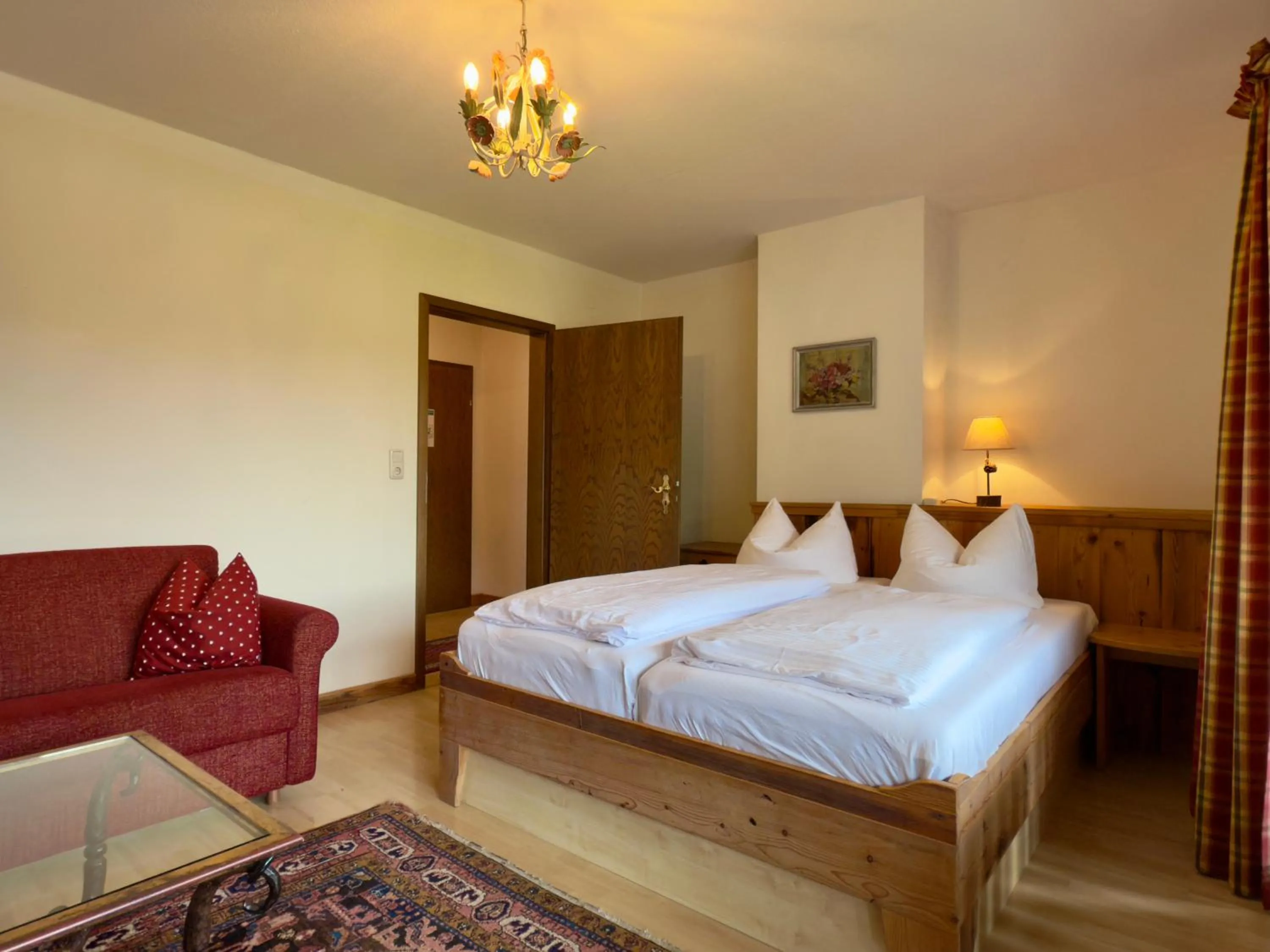 Bed in Hotel Forsthaus Oberau