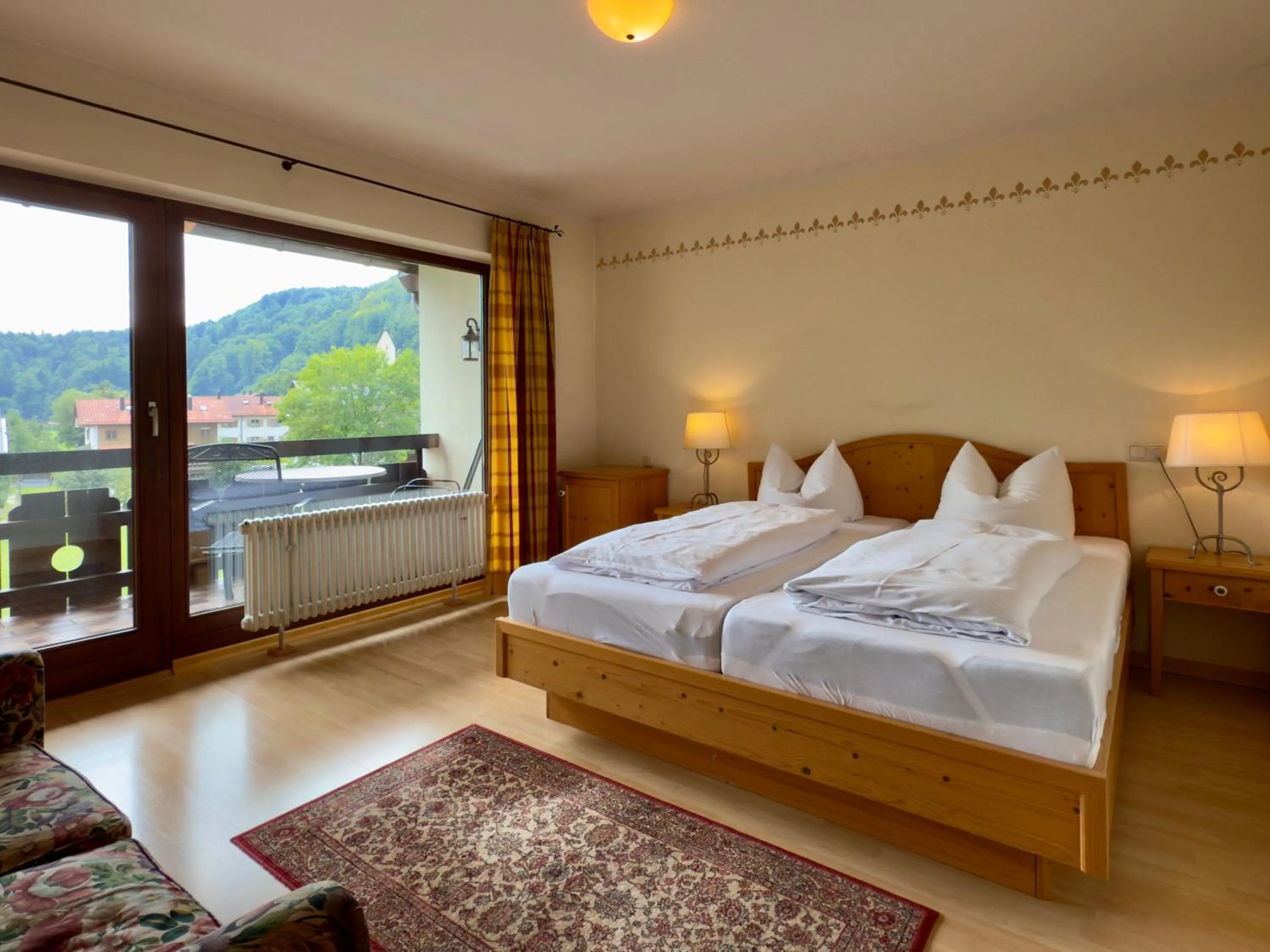 Bed in Hotel Forsthaus Oberau