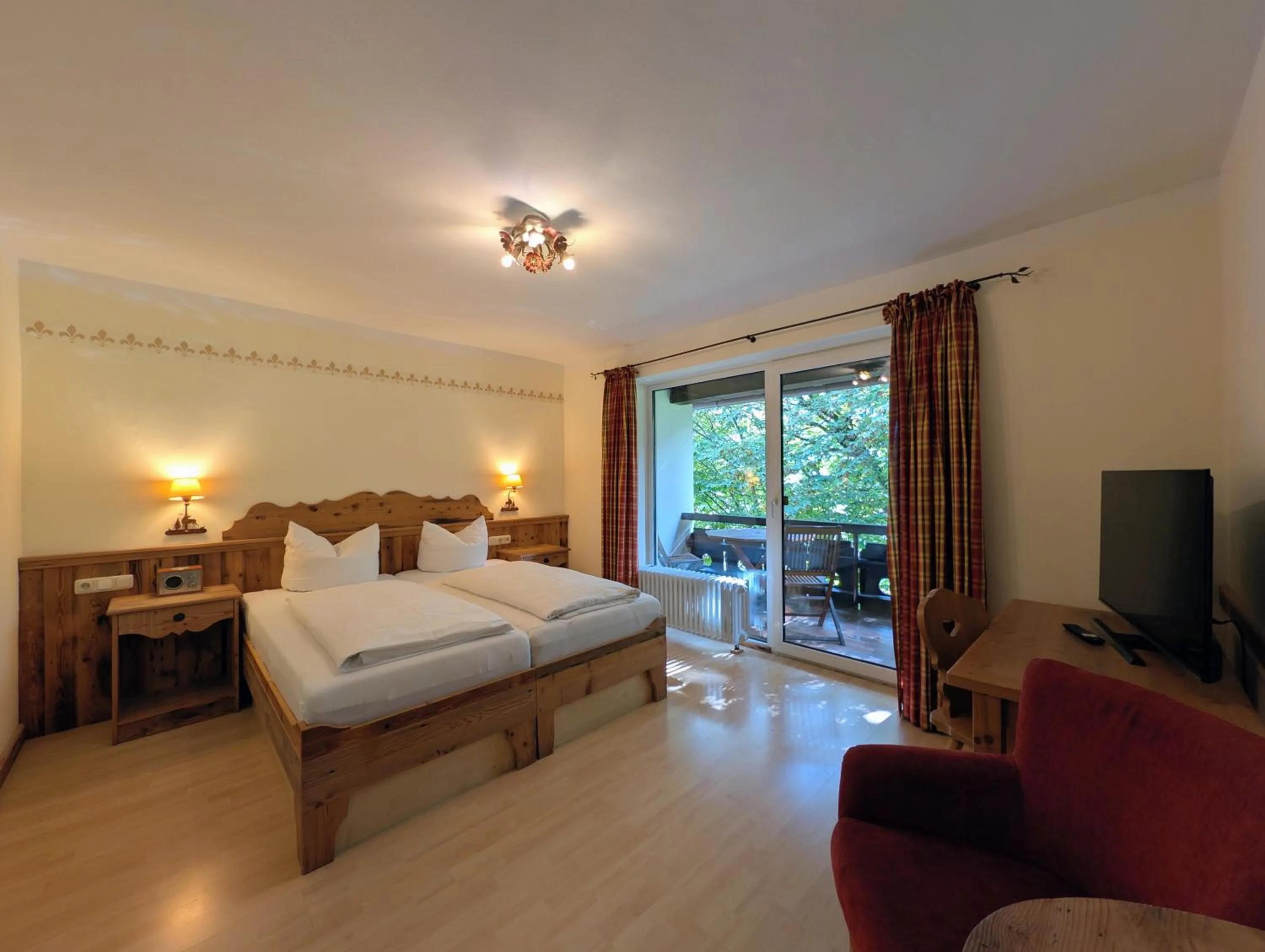 Bed in Hotel Forsthaus Oberau