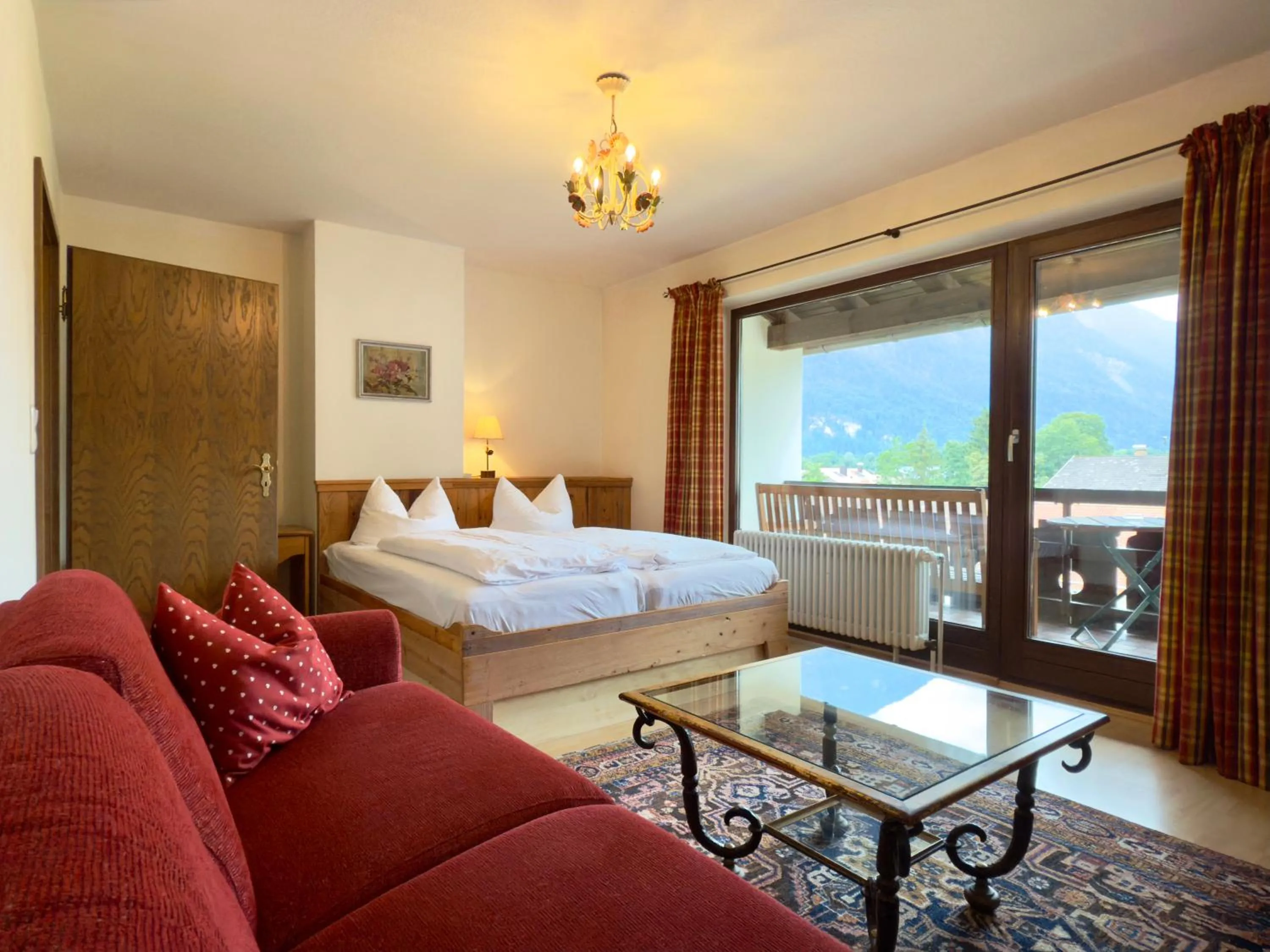Bed in Hotel Forsthaus Oberau