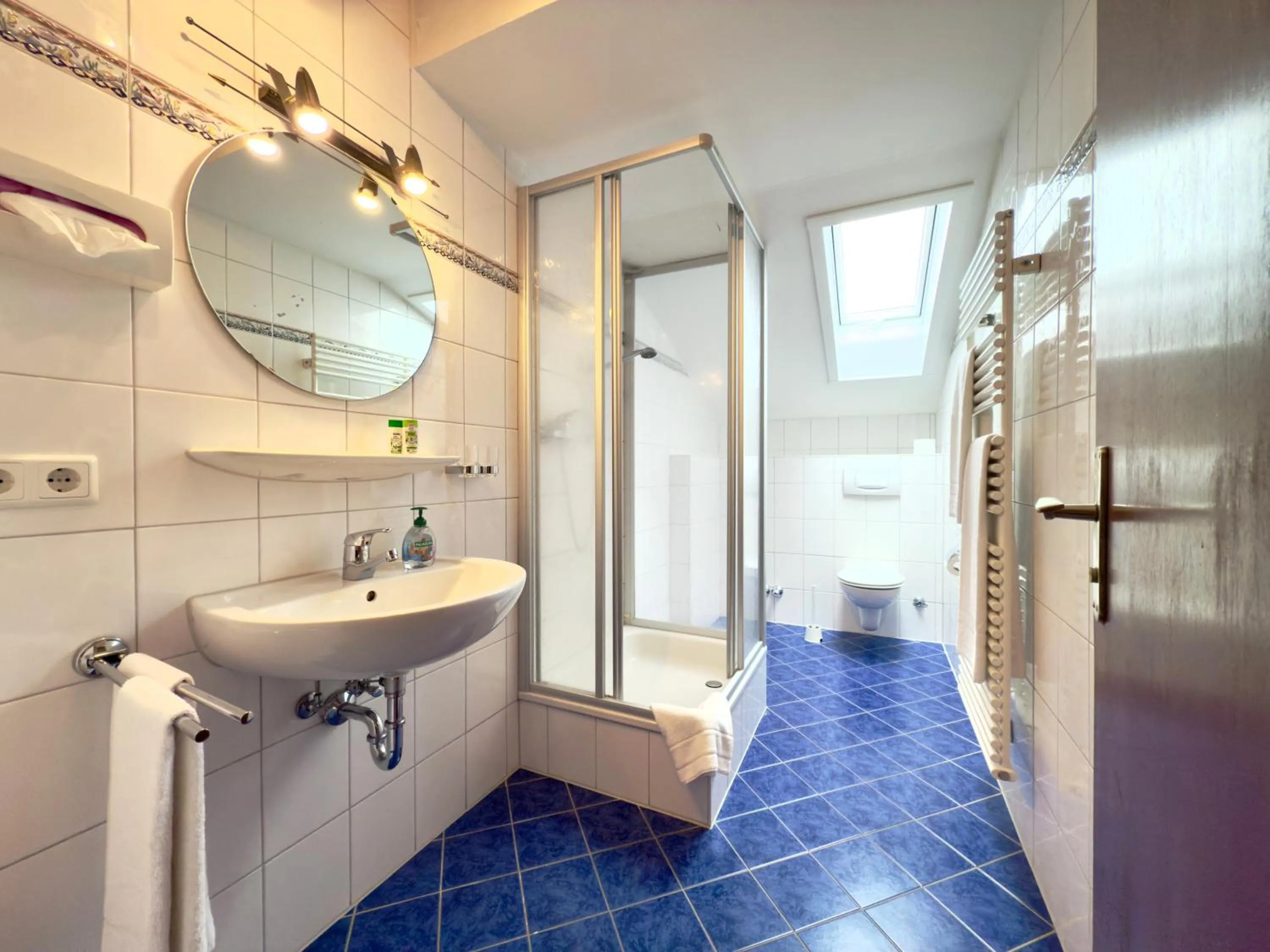 Shower in Hotel Forsthaus Oberau