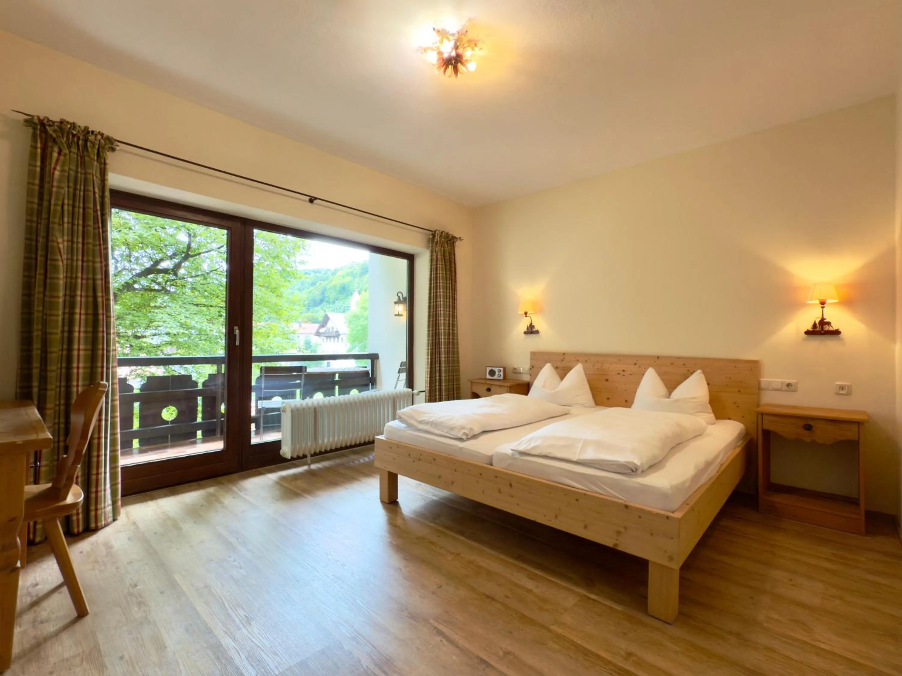 Bed in Hotel Forsthaus Oberau
