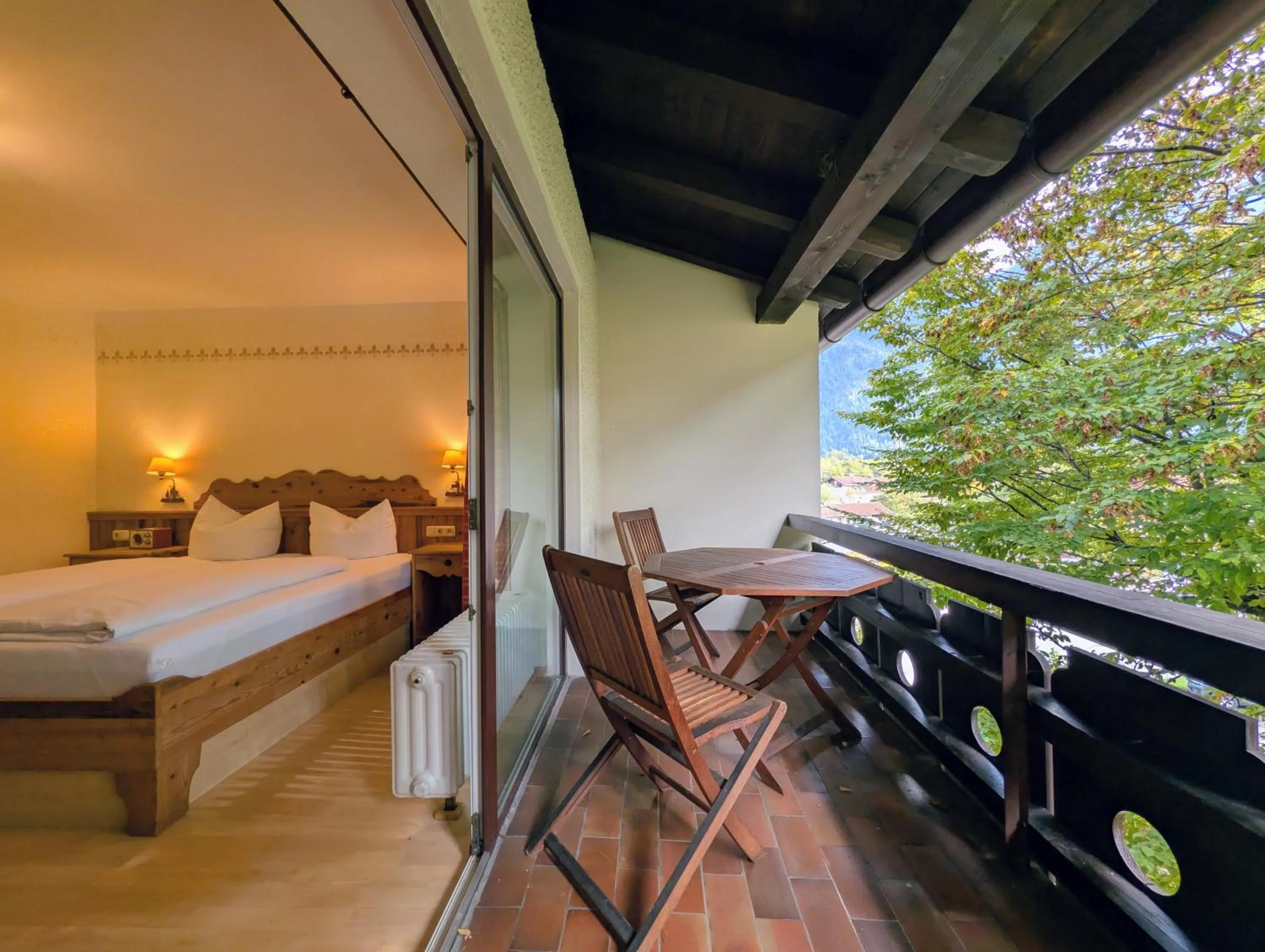 Bed in Hotel Forsthaus Oberau