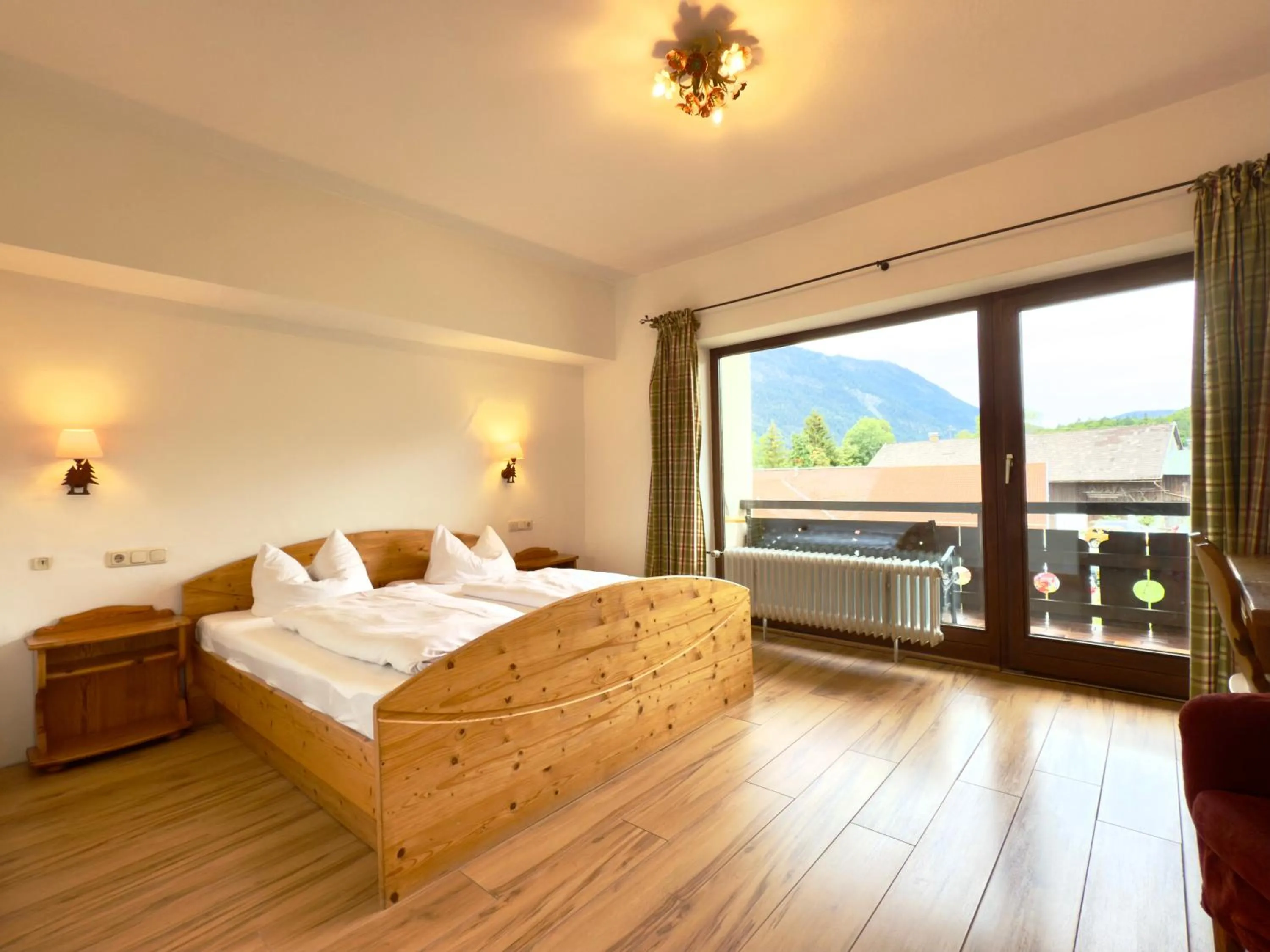 Bed in Hotel Forsthaus Oberau