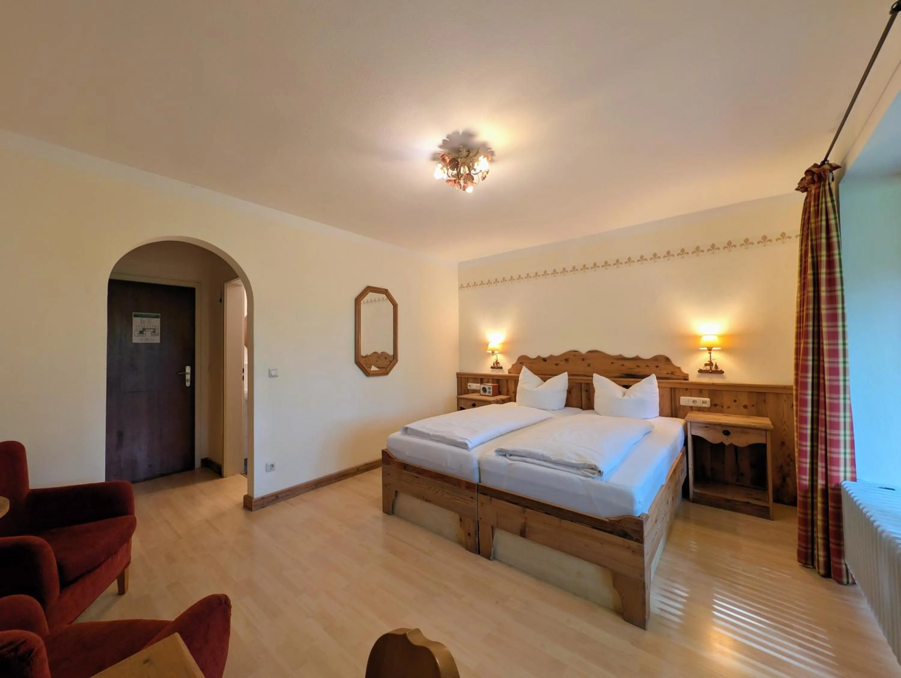 Bed in Hotel Forsthaus Oberau