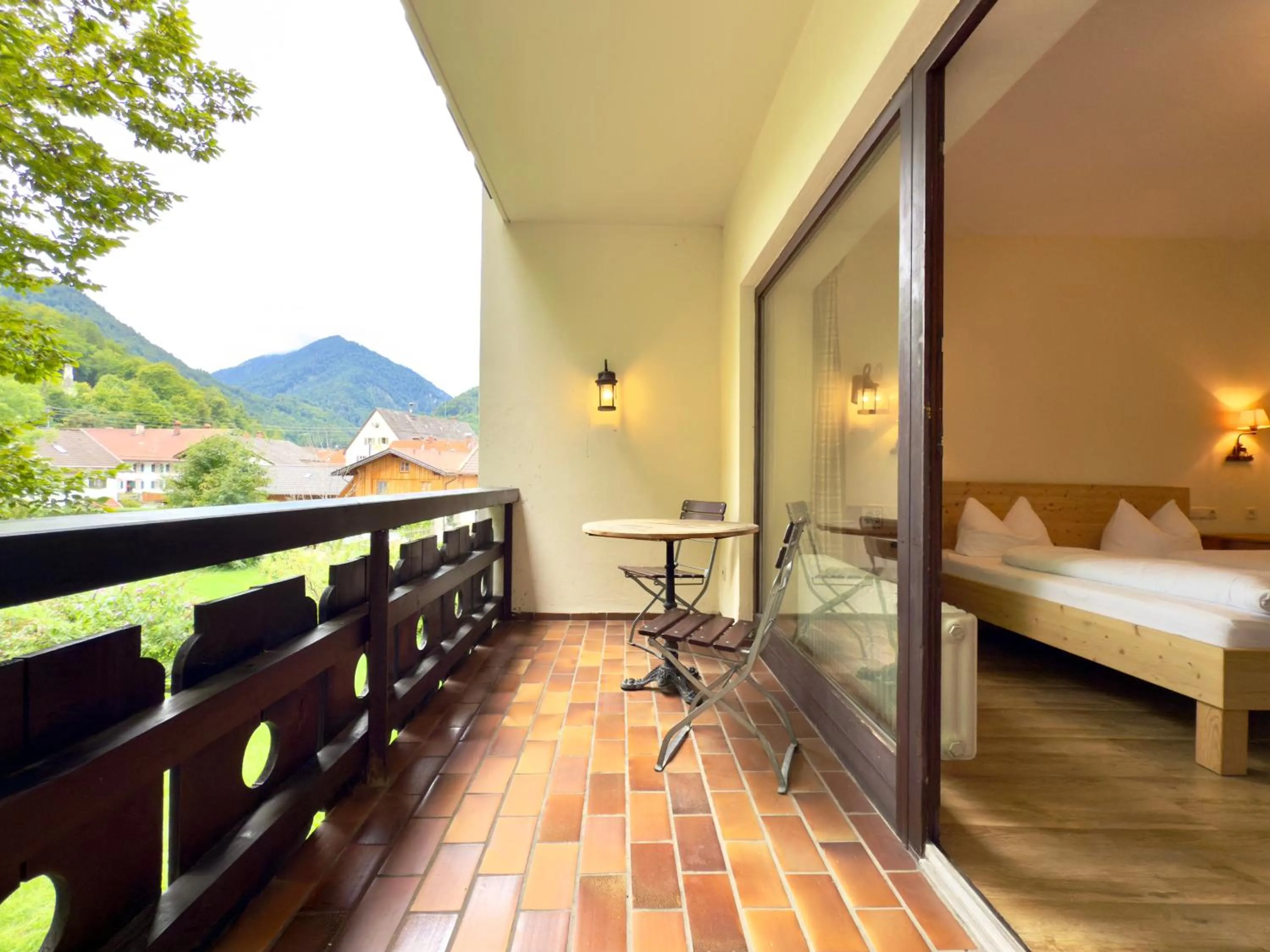 Bed in Hotel Forsthaus Oberau