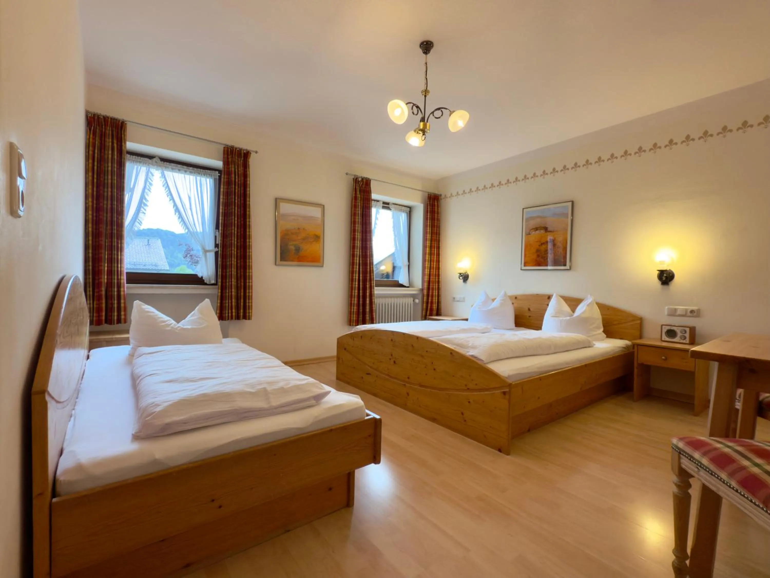 Bed in Hotel Forsthaus Oberau