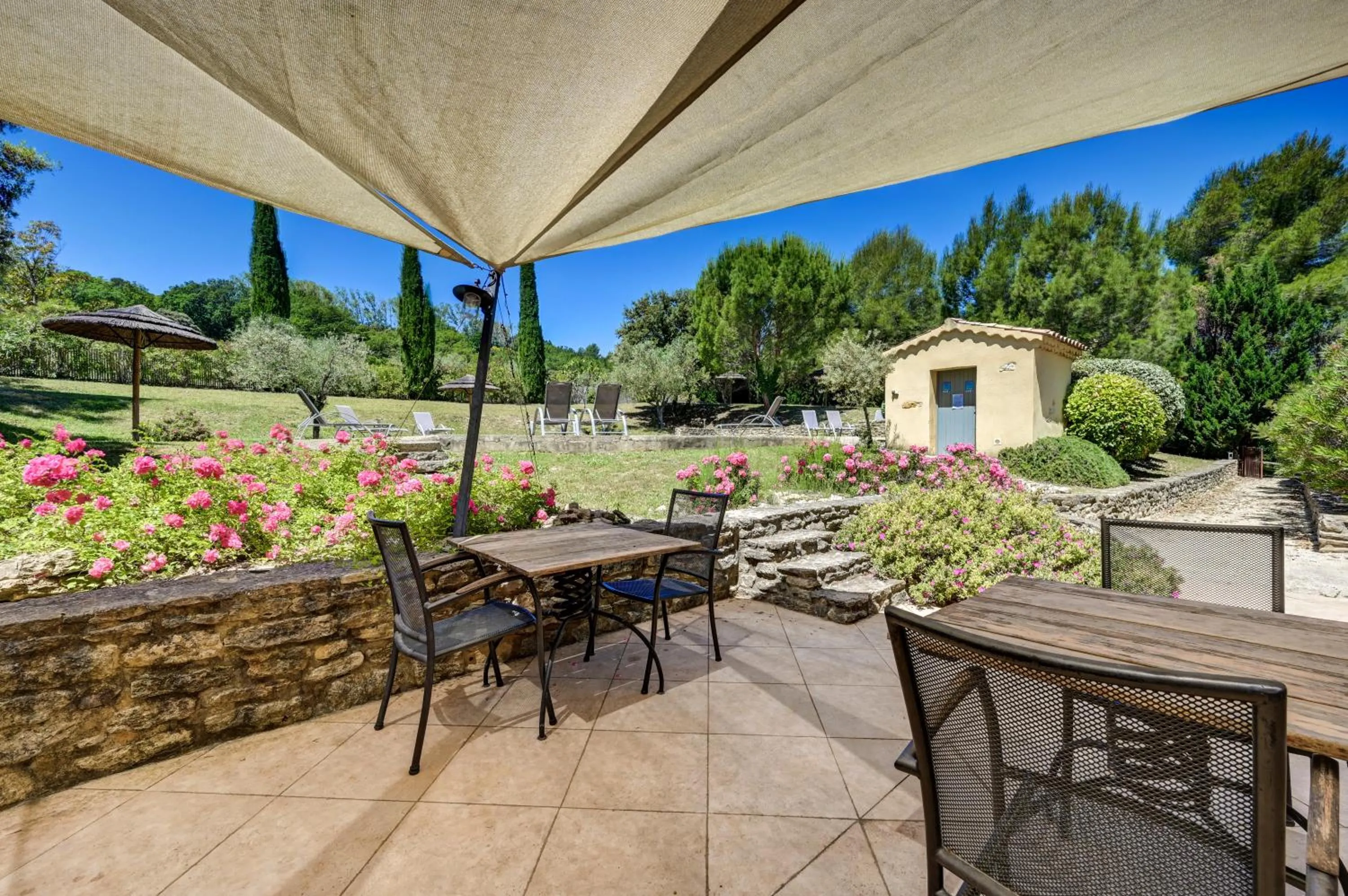 Patio in Clos Saint-Michel Resort & Spa