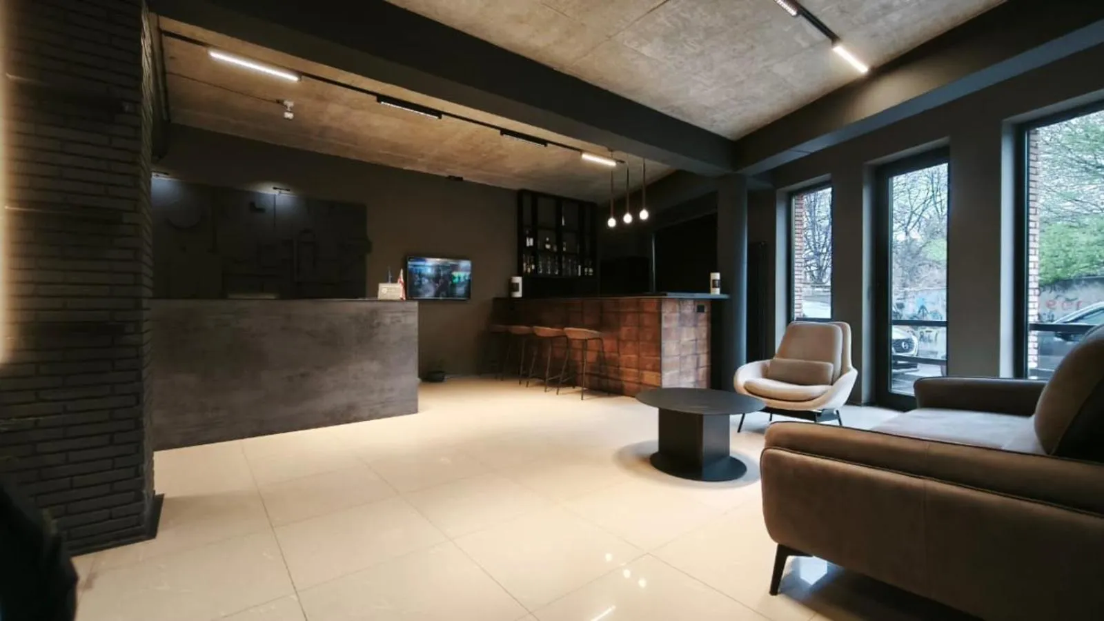 Seating area in Hotel Voyager