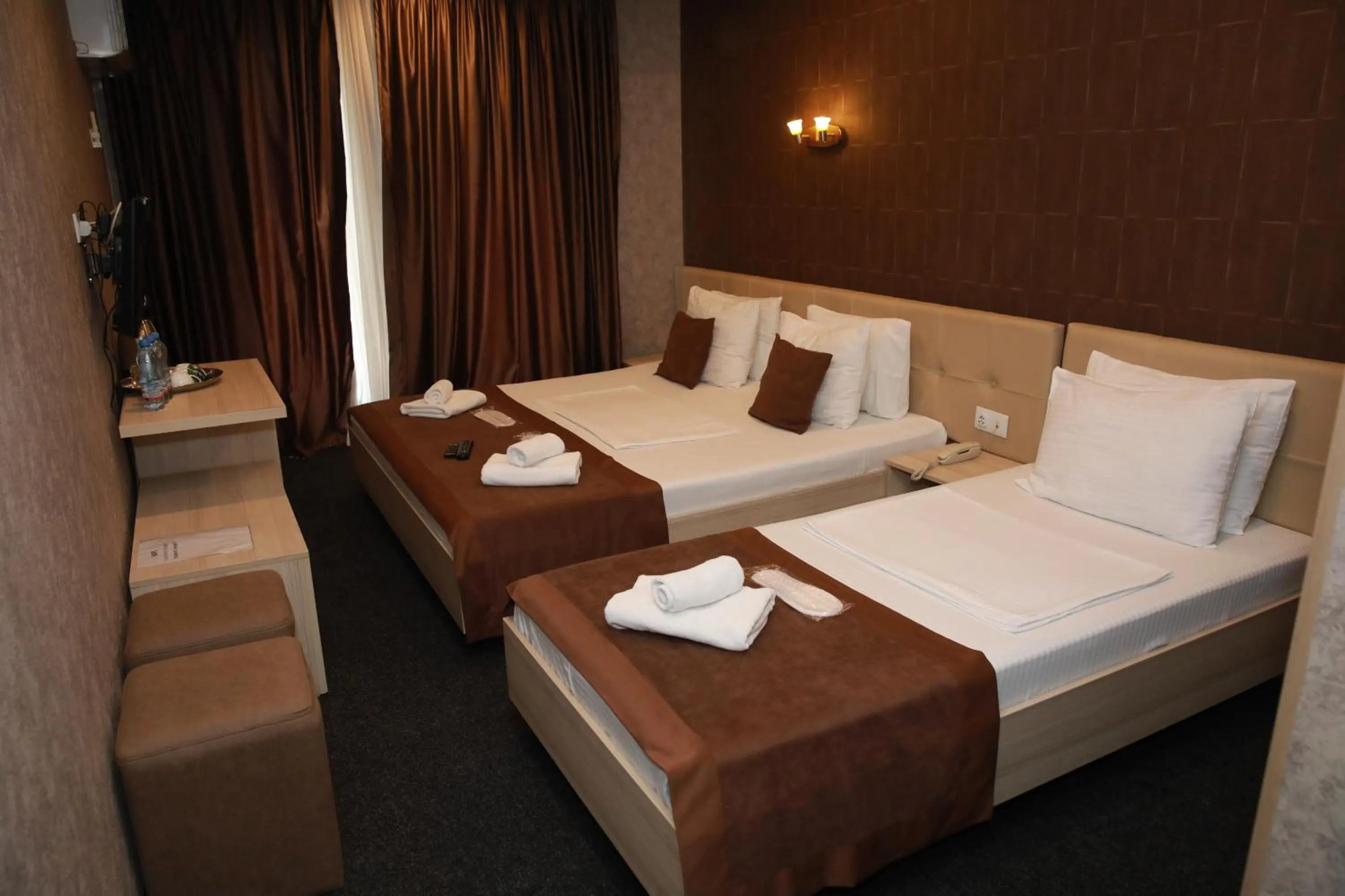 Bed in Hotel Voyager