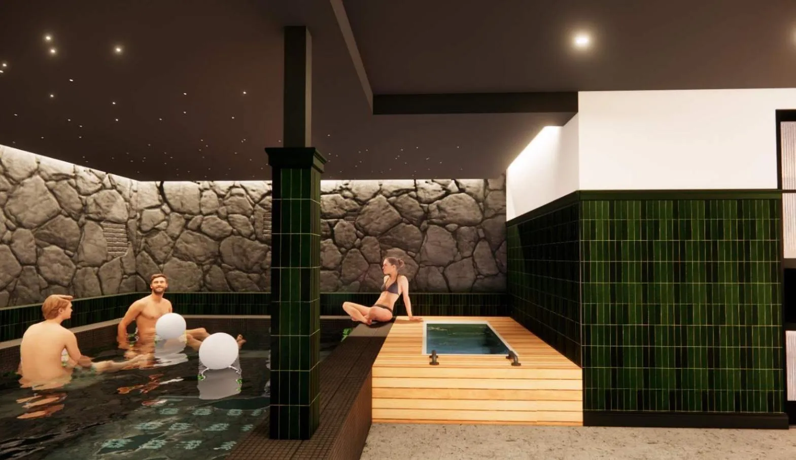 Hot Tub in Lightwell Hotel & Spa