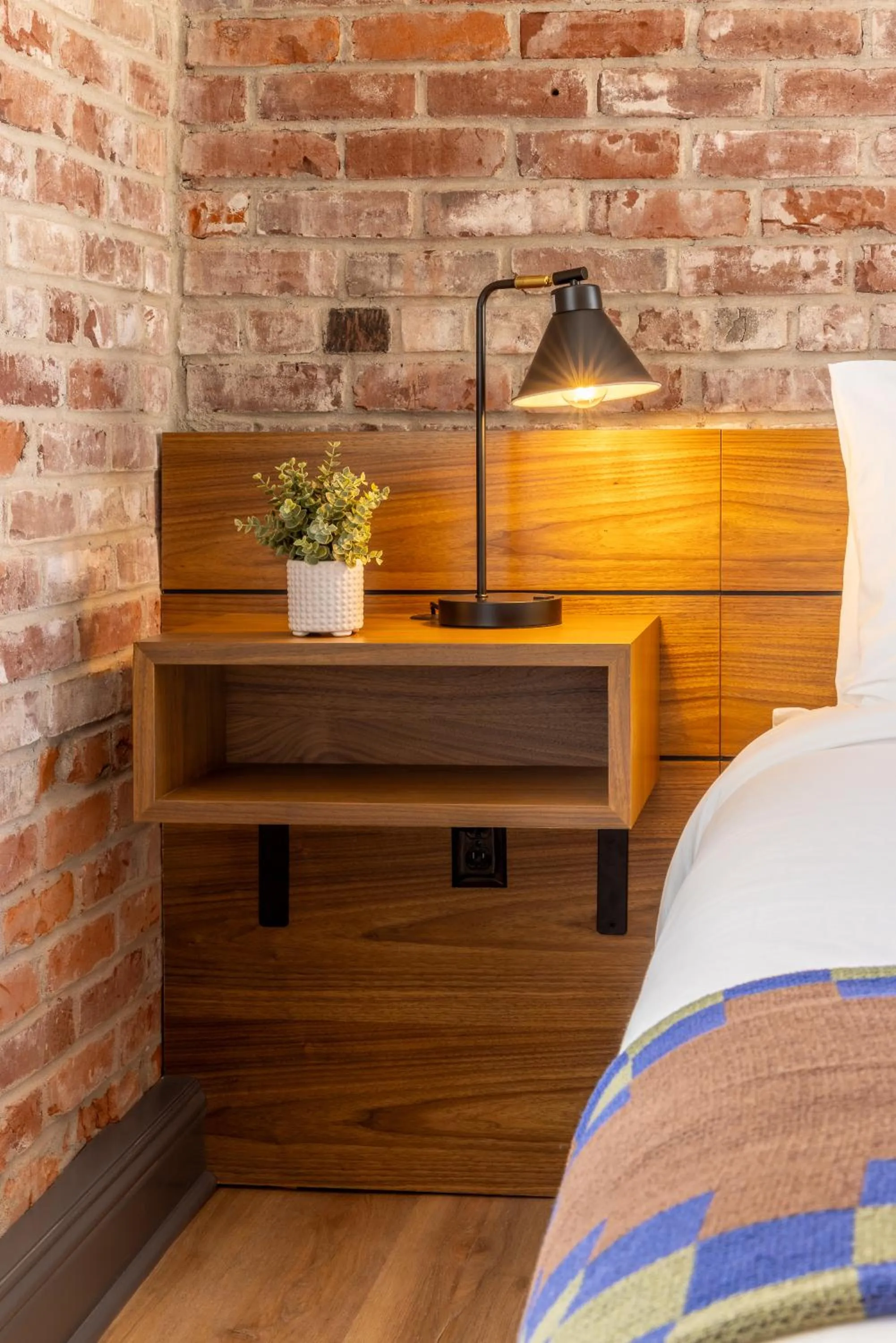 Bed in Lightwell Hotel & Spa