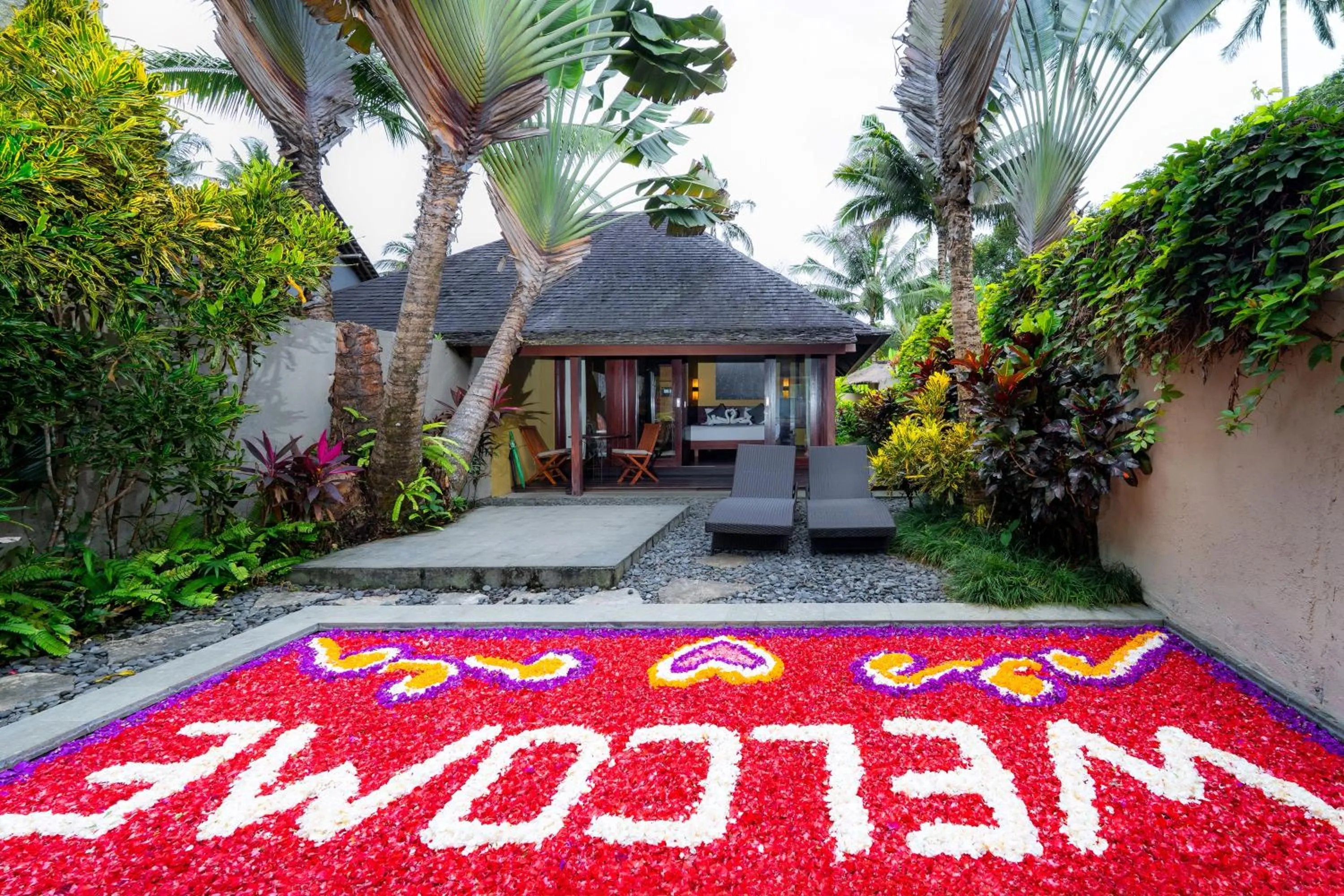 Swimming pool in Temuku Ubud Villas
