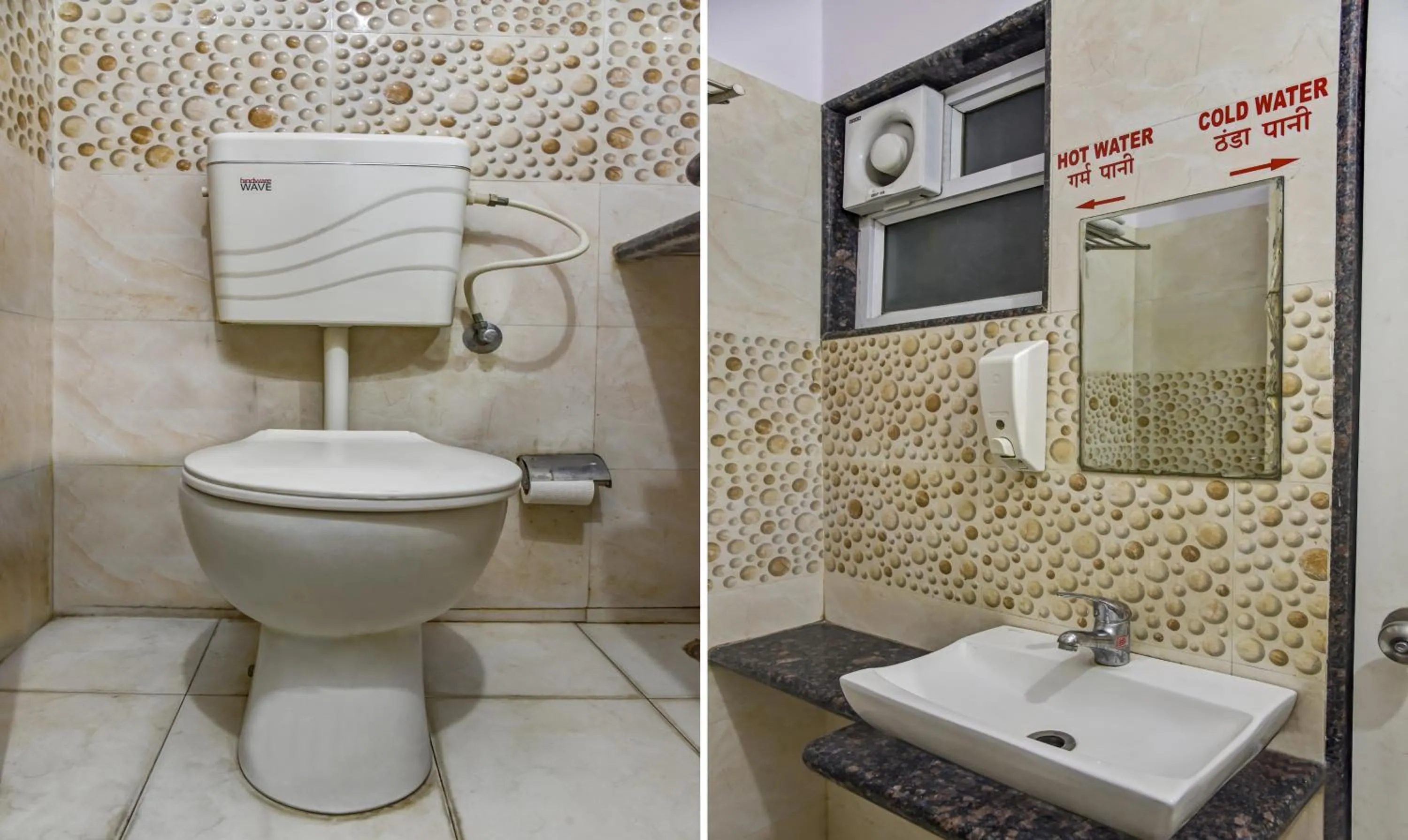 Bathroom in Treebo Royal Sun Palace MP Nagar Zone 2