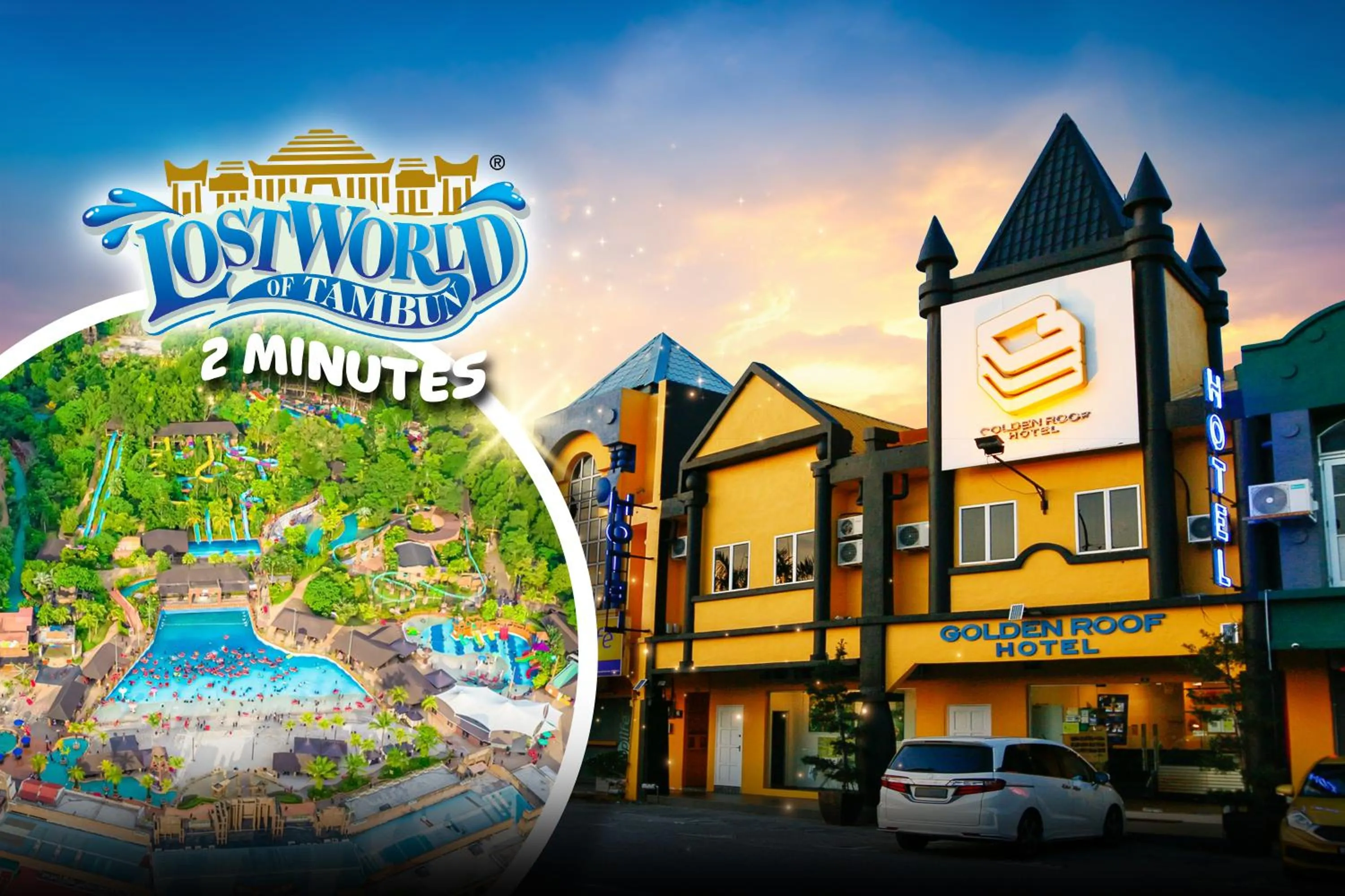 Property building in Golden Roof Hotel Sunway Ipoh