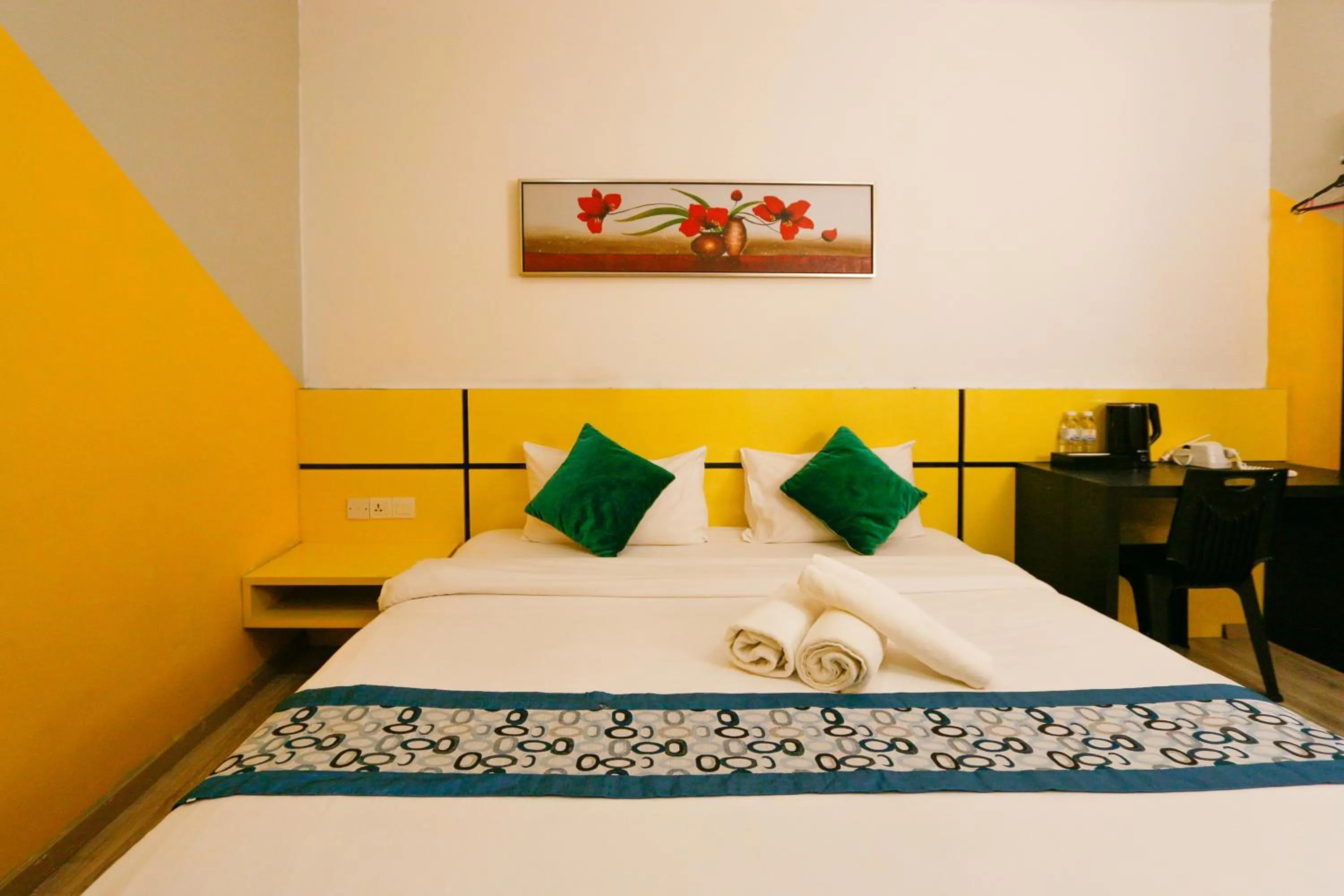 Bed in Golden Roof Hotel Sunway Ipoh