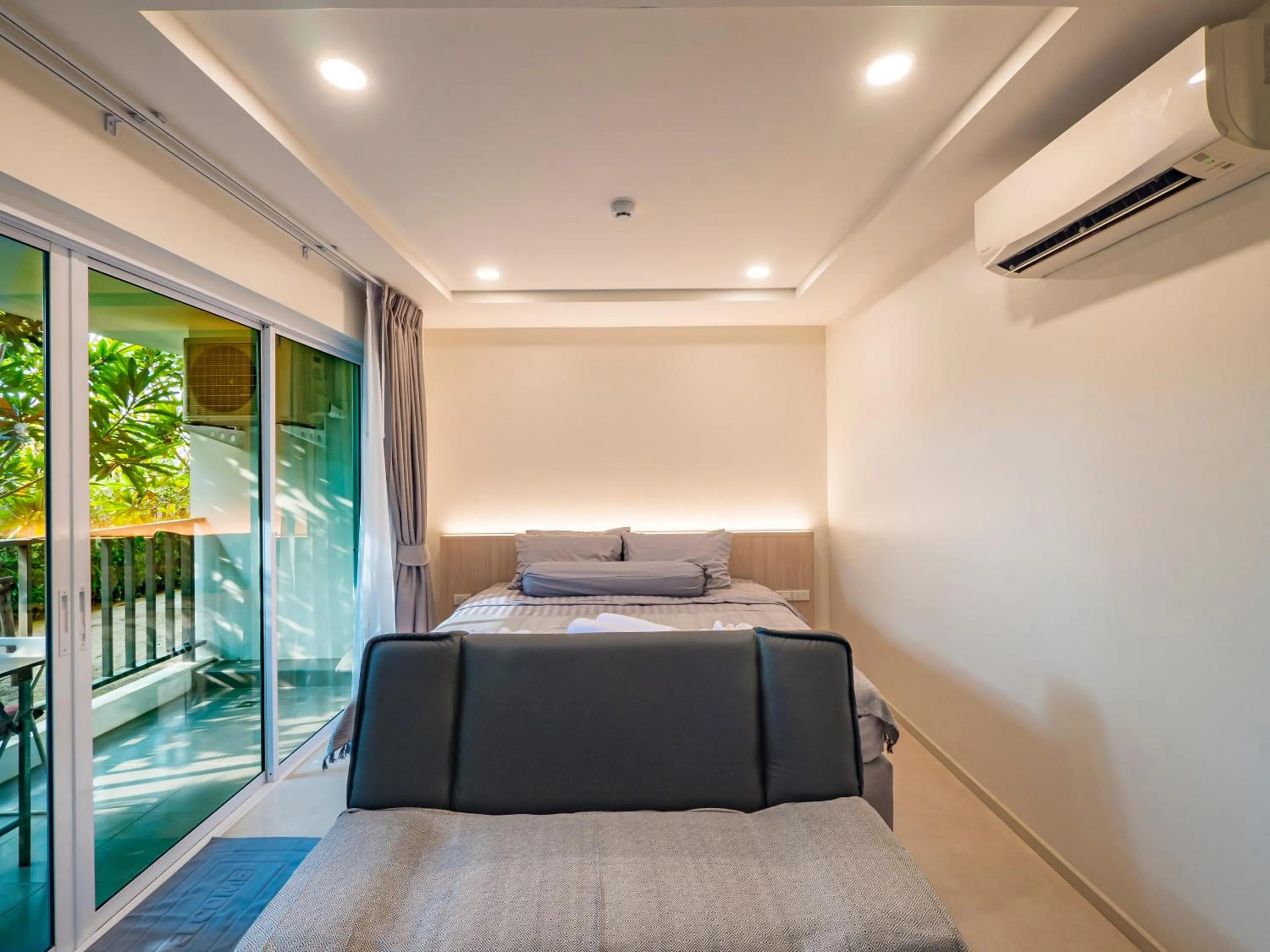 Bed in The Terraza Condotel