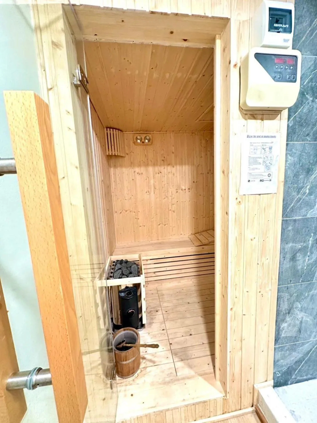 Sauna in The Terraza Condotel