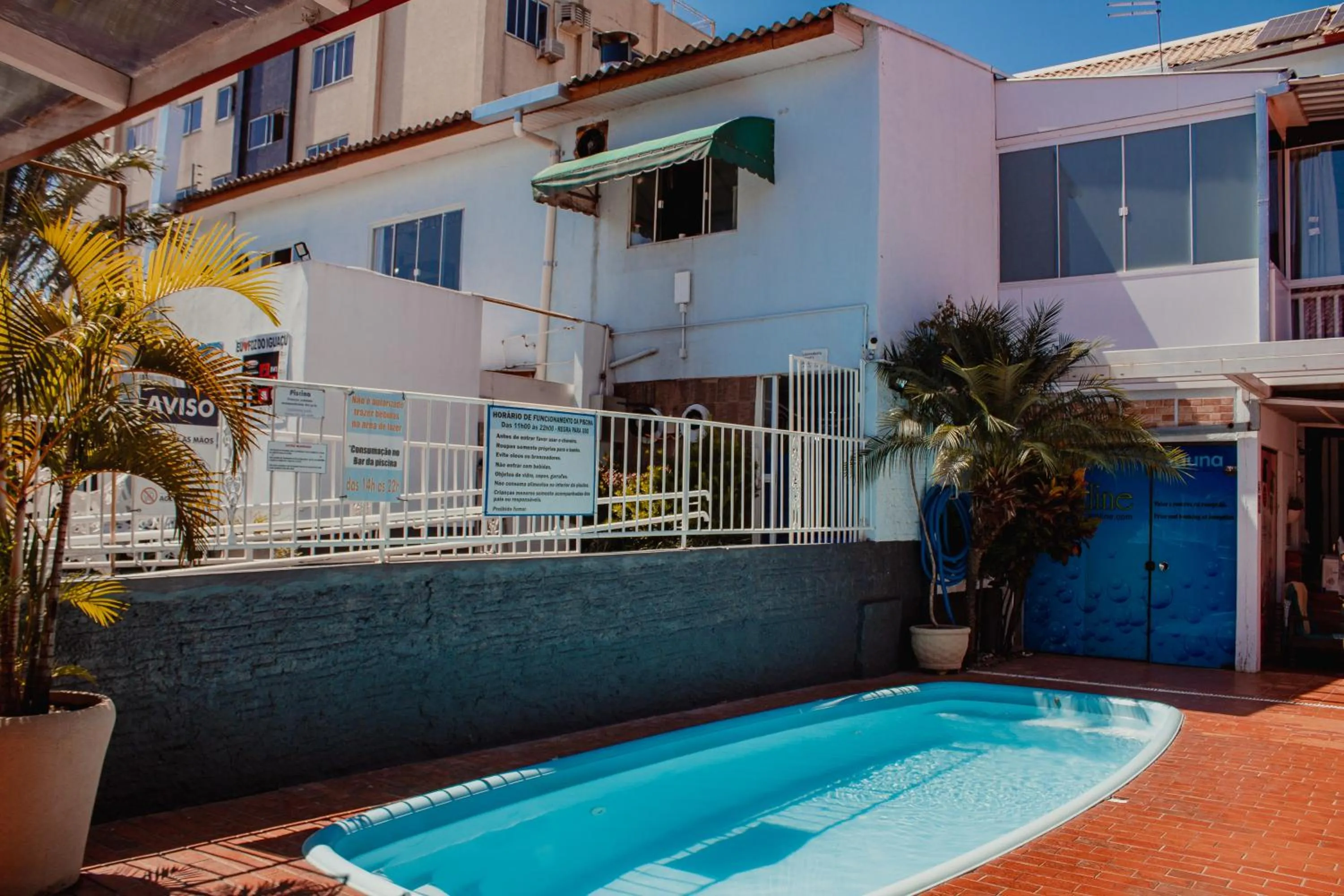 Pool view in Pousada Iguassu Charm Suites