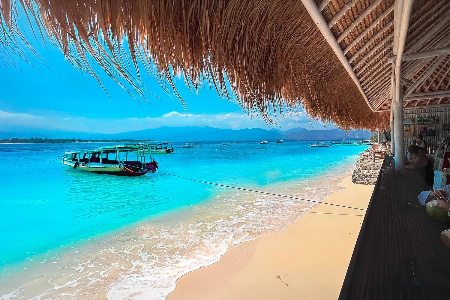 Restaurant/places to eat in Kura Kura Resort Gili Meno