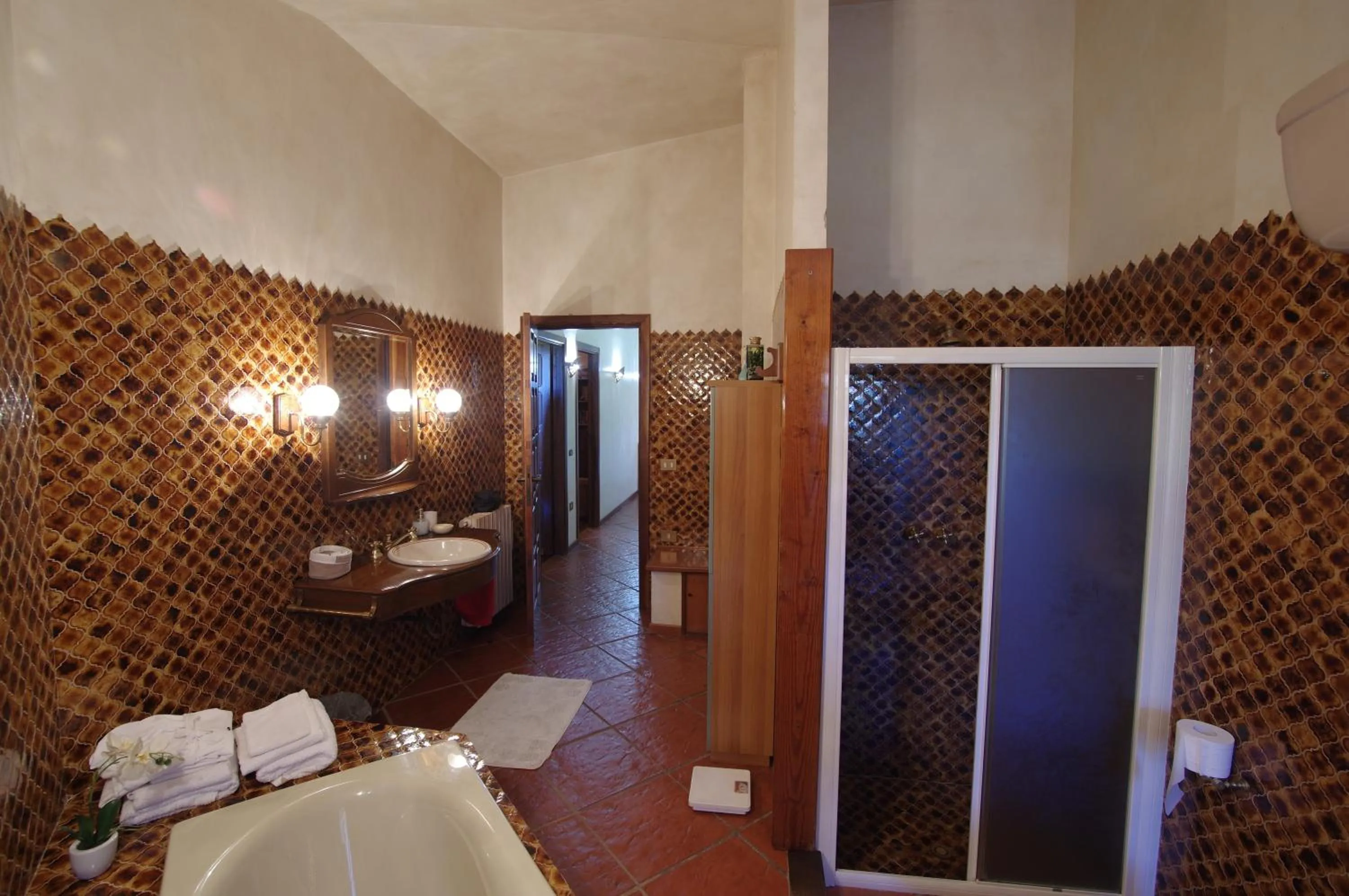 Bathroom in A Casa Di Angela B&B